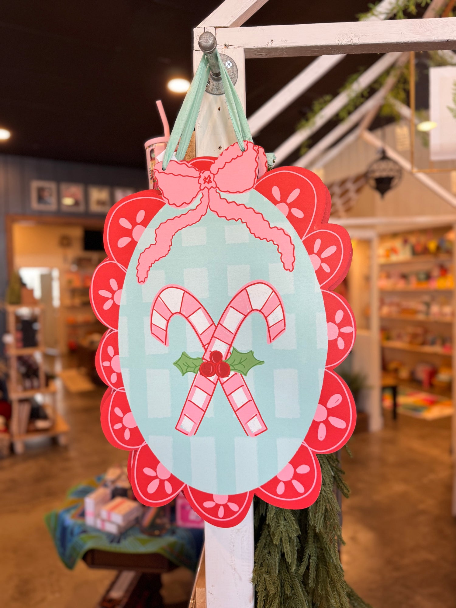 Candy Canes Door Hanger