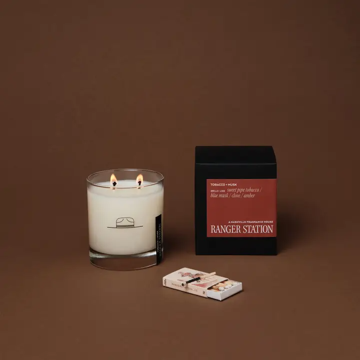 Tobacco + Musk Candle Ranger Station - 11 oz