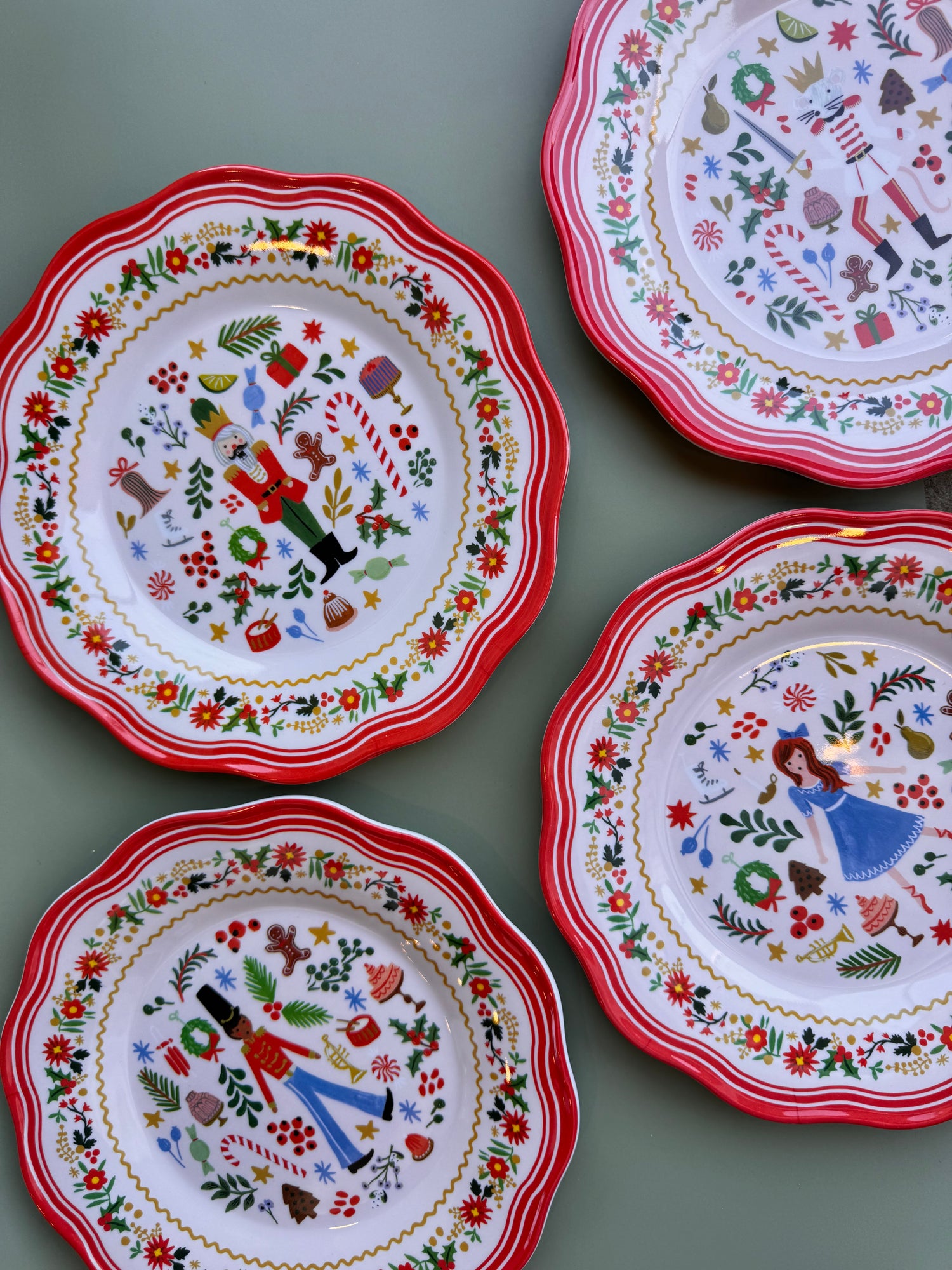 Nutcracker Melamine Dessert Plates : Rifle Paper Co.