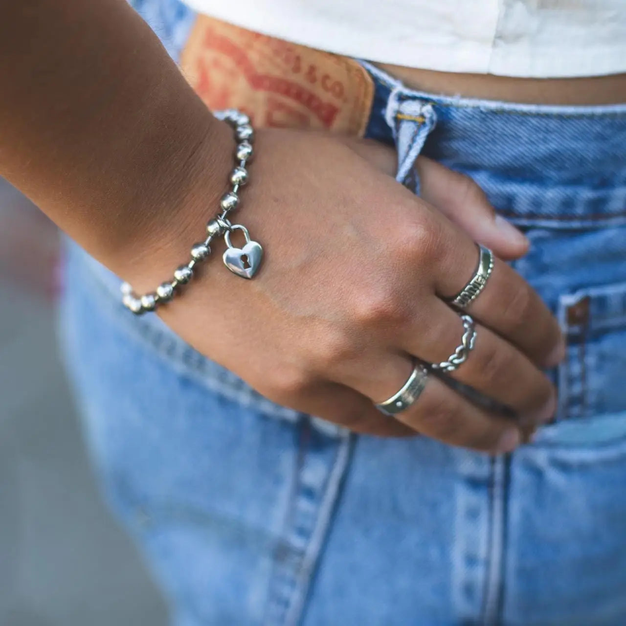 Locket Charm Bracelet