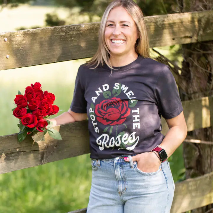 Stop and Smell the Roses Tee