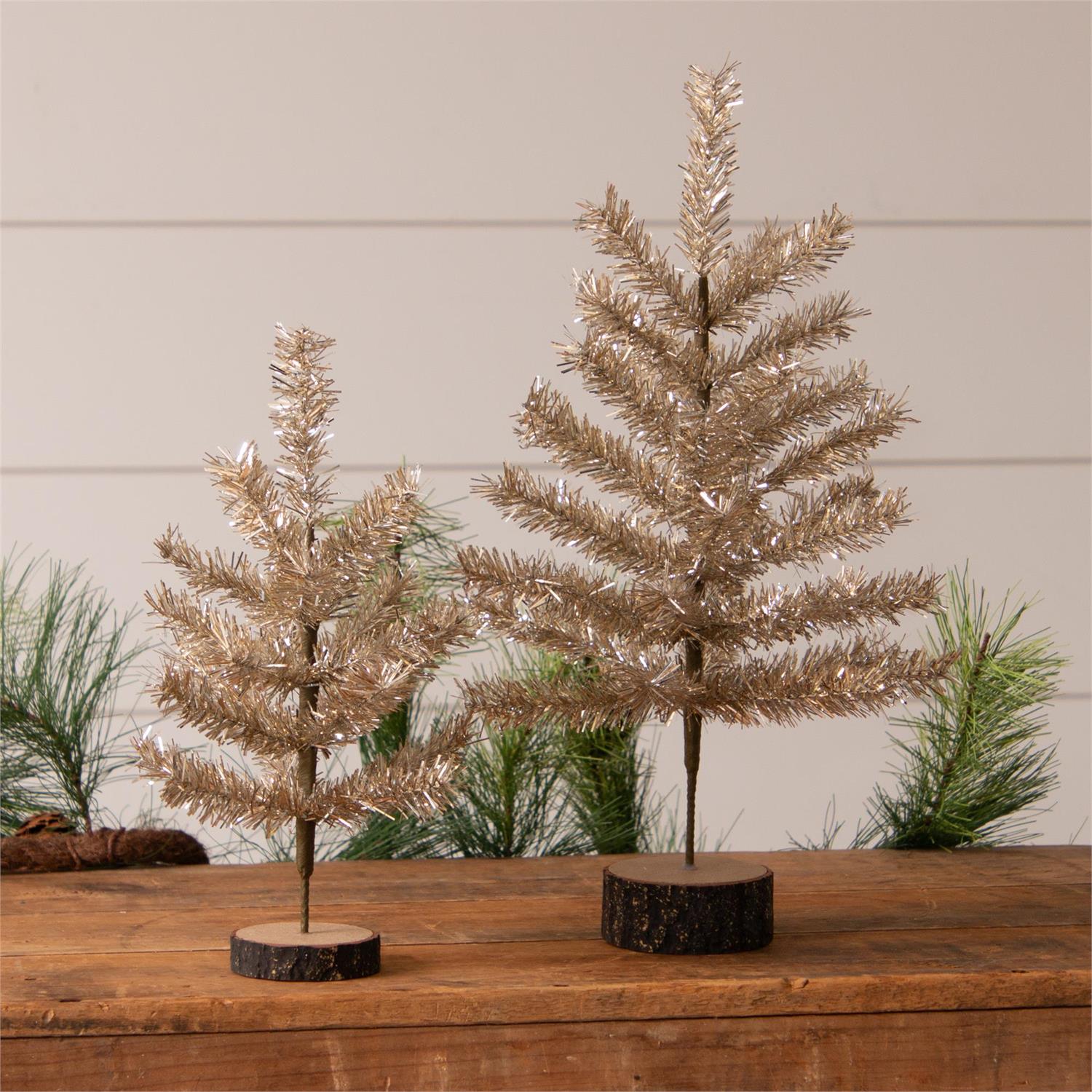 Tinsel Christmas Trees