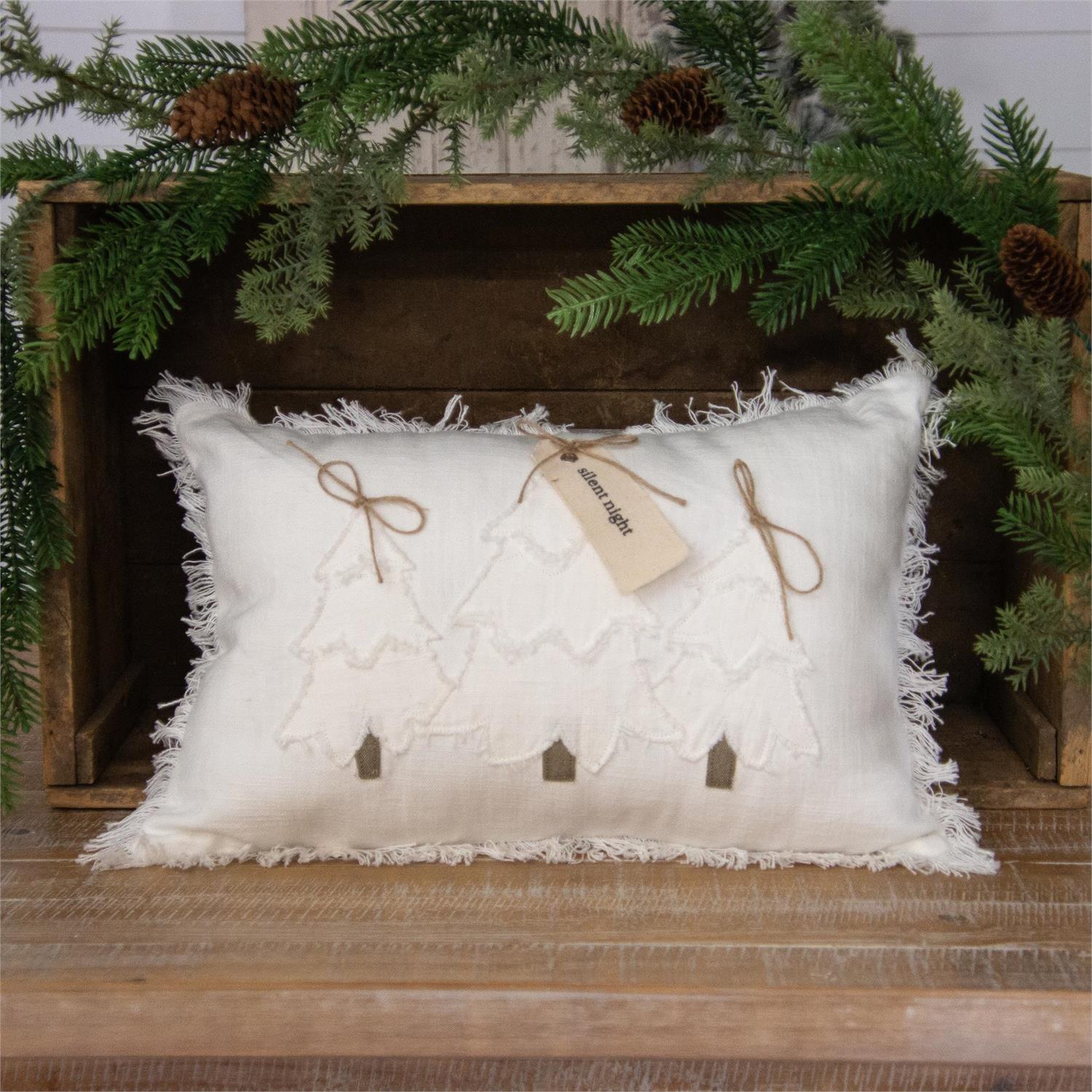 Pieced Trees Pillow