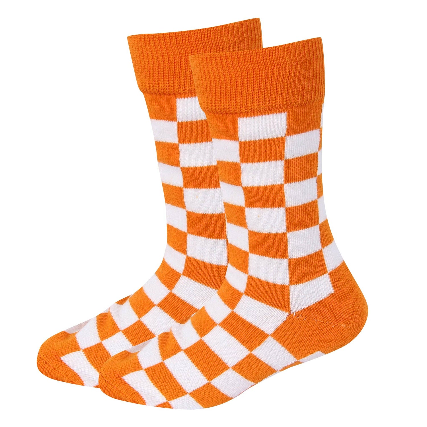 Kids Orange and White Socks