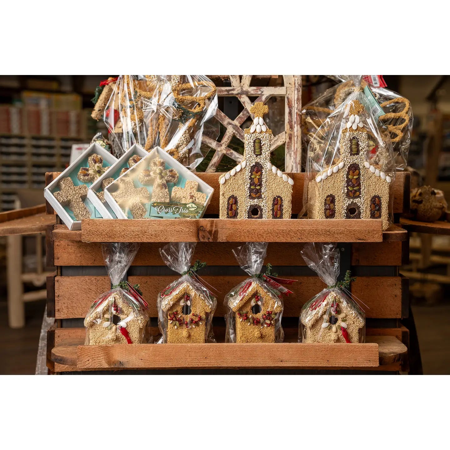 Cross Trio Bird Feeders