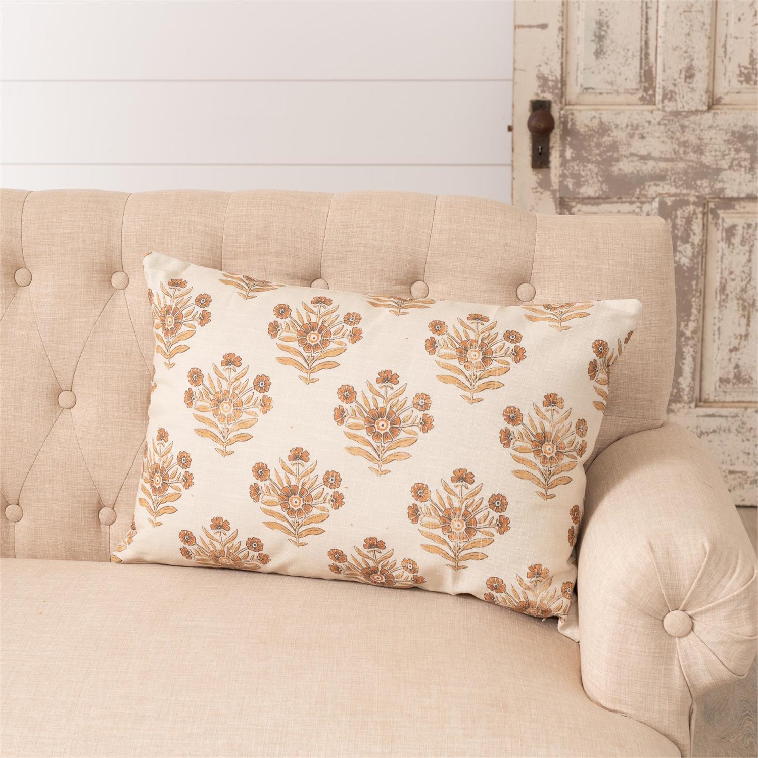 Block Print Pillow
