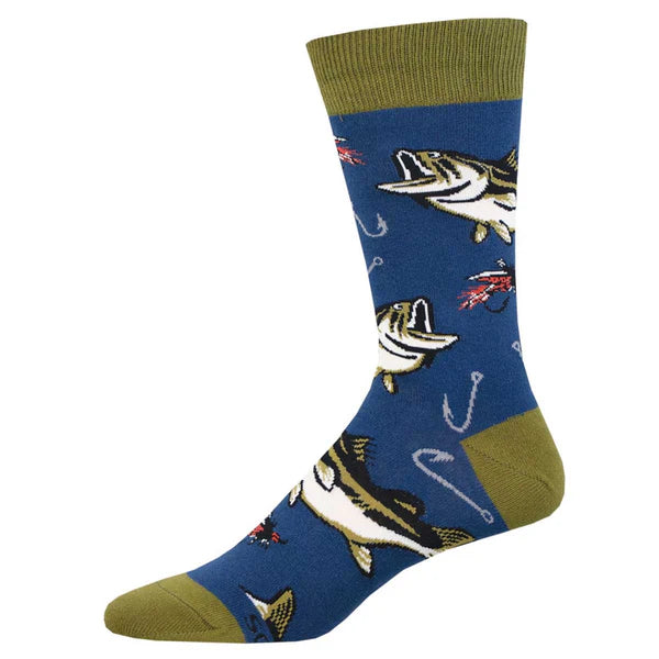 Sock Smith All About the Bass Navy