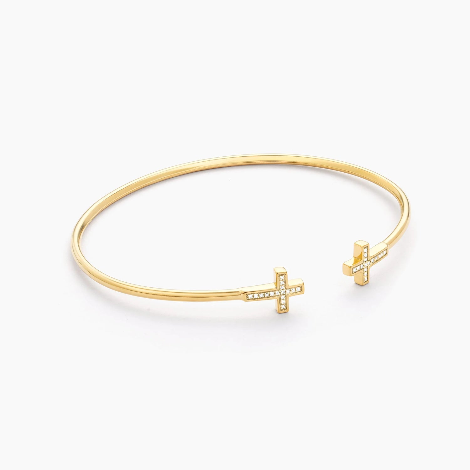 Cross Flexi Cuff Bracelet