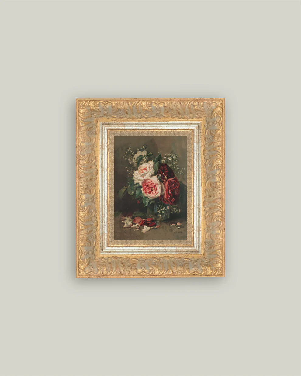 Fallen Petals Framed Art