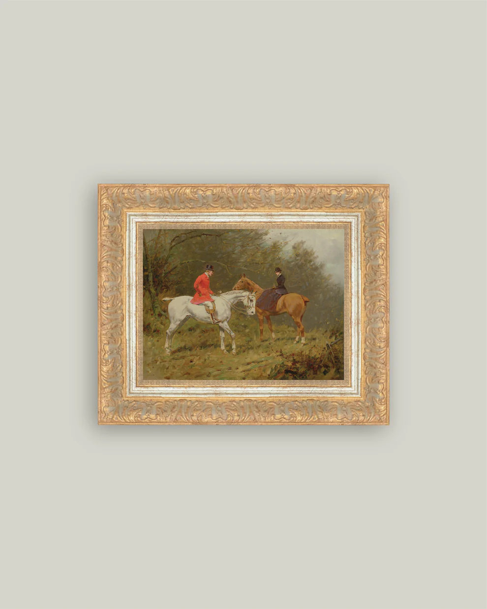 Conversation at Covertside Framed Art