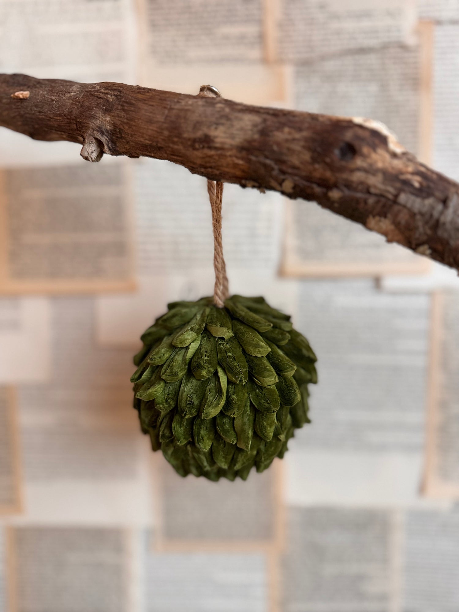 Green Petal Leaf Ball