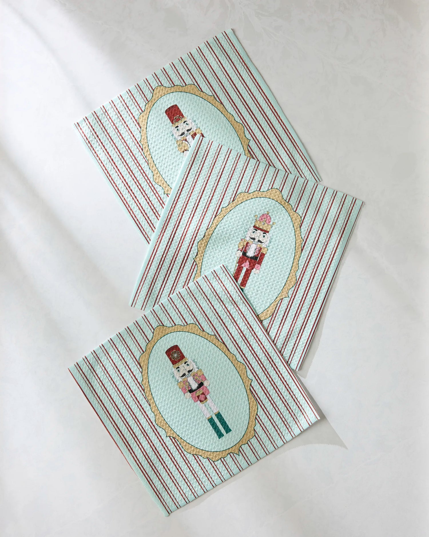 Nutcracker Intermission Dish Cloth Geometry