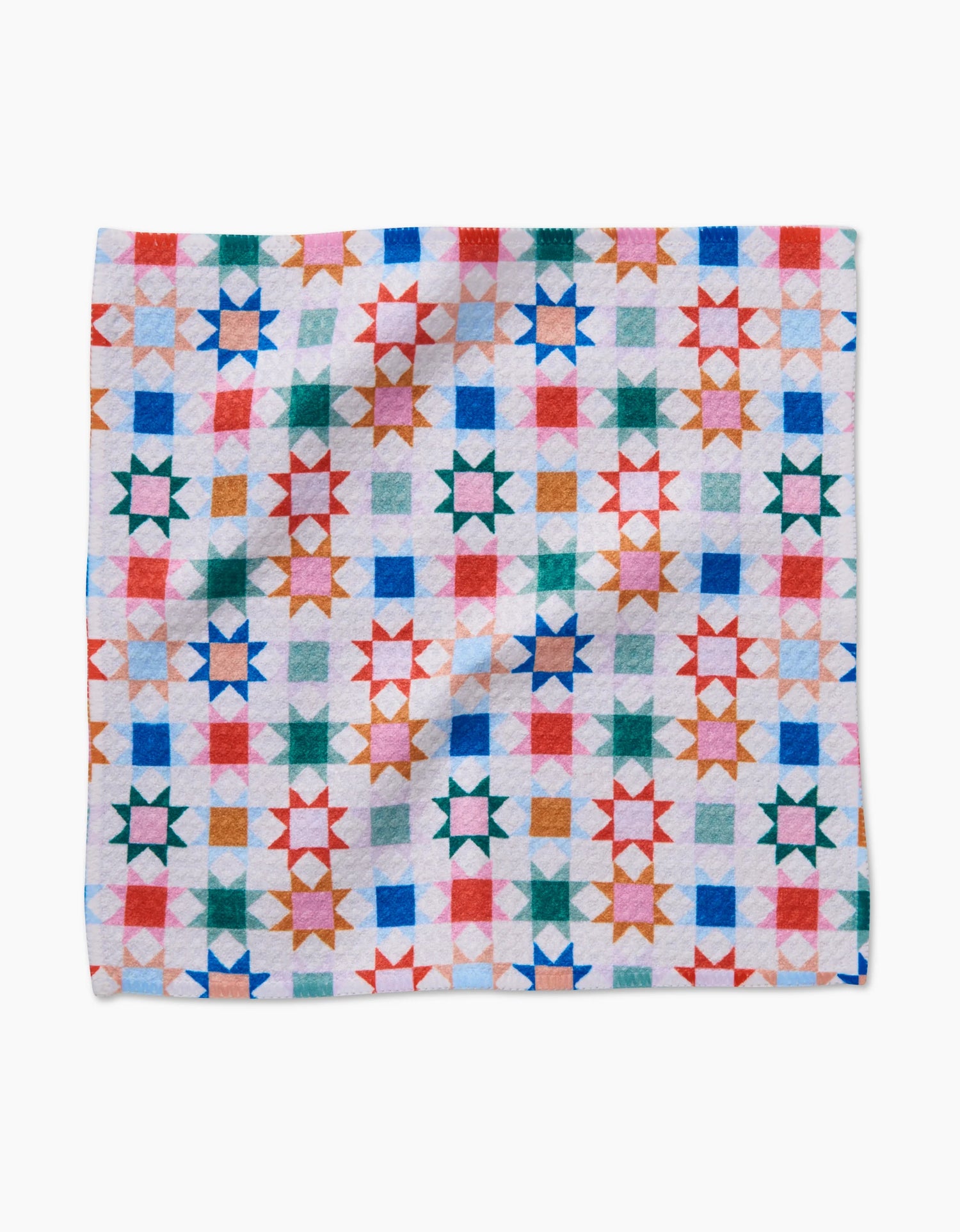 Patchwork Picnic Dish Cloth Geometry