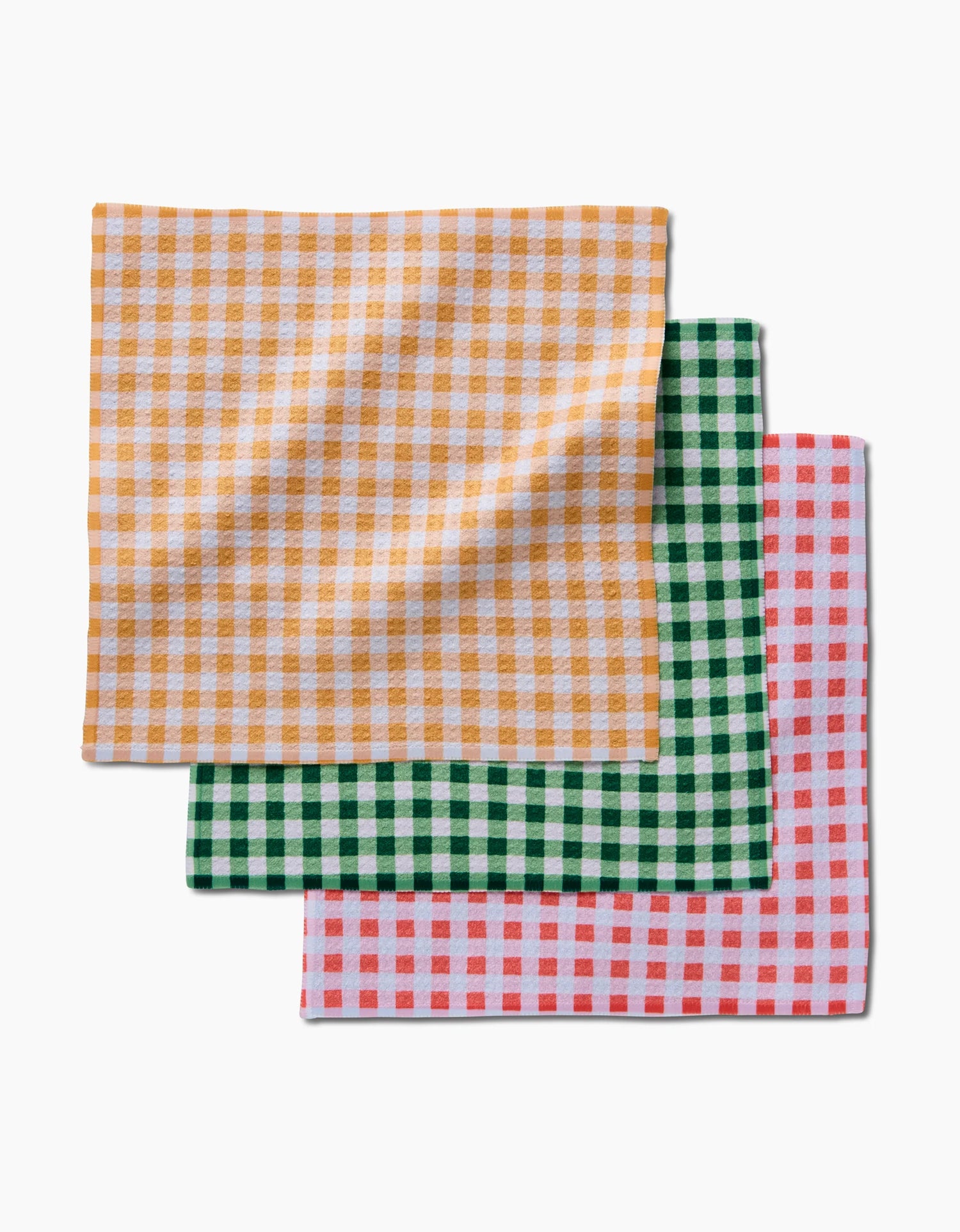 Spring Plaid Dish Cloth Geometry