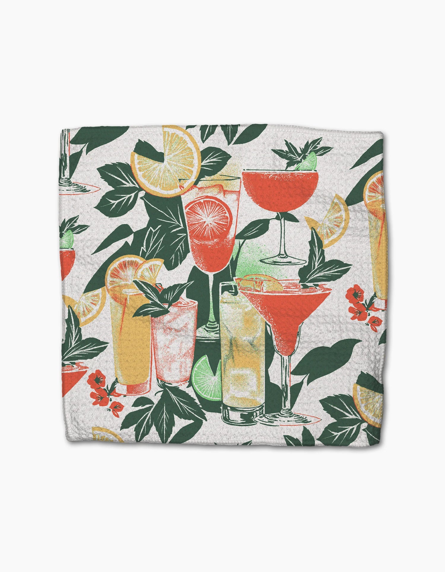 Summer Refreshments Dish Cloth Geometry
