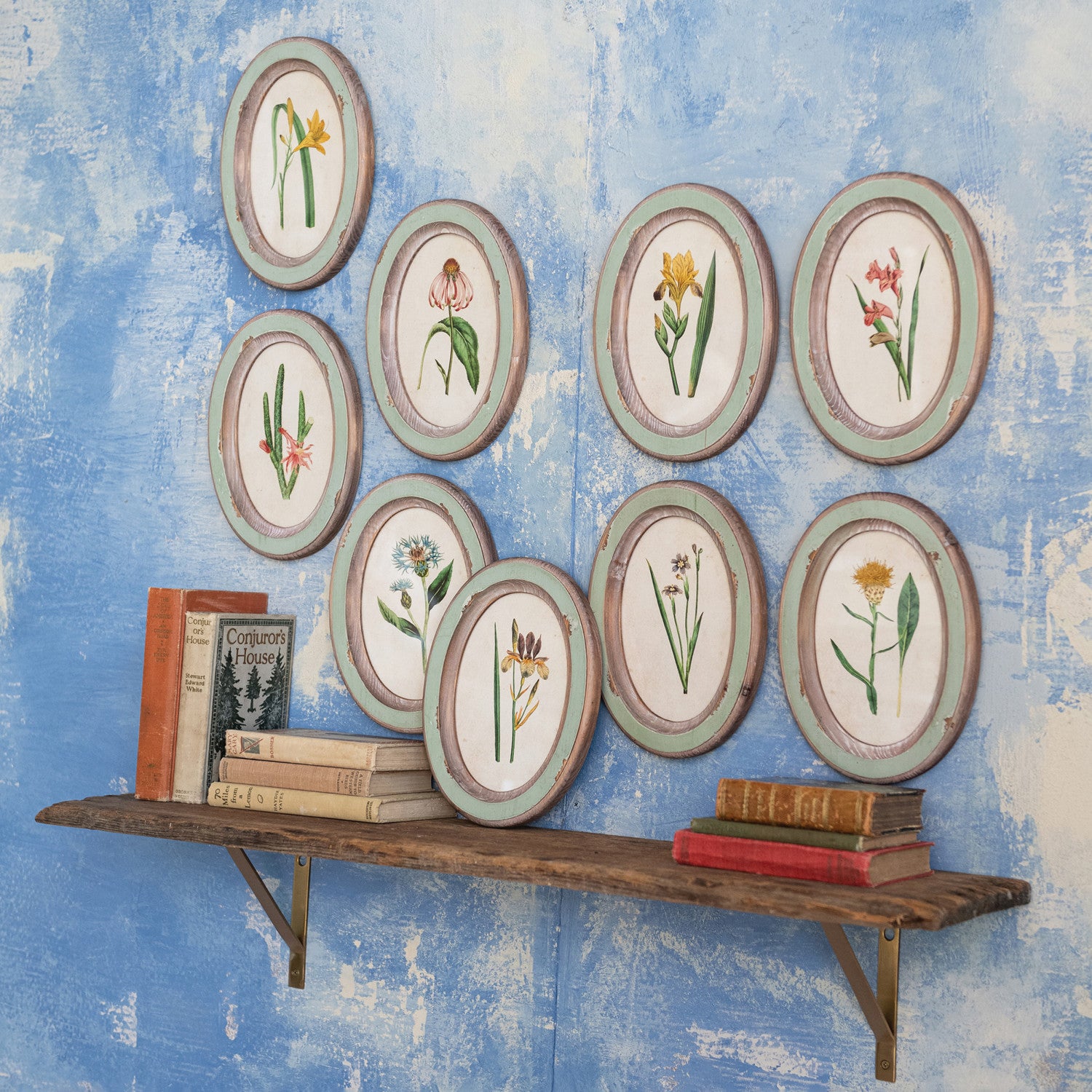 Oval Floral Frames