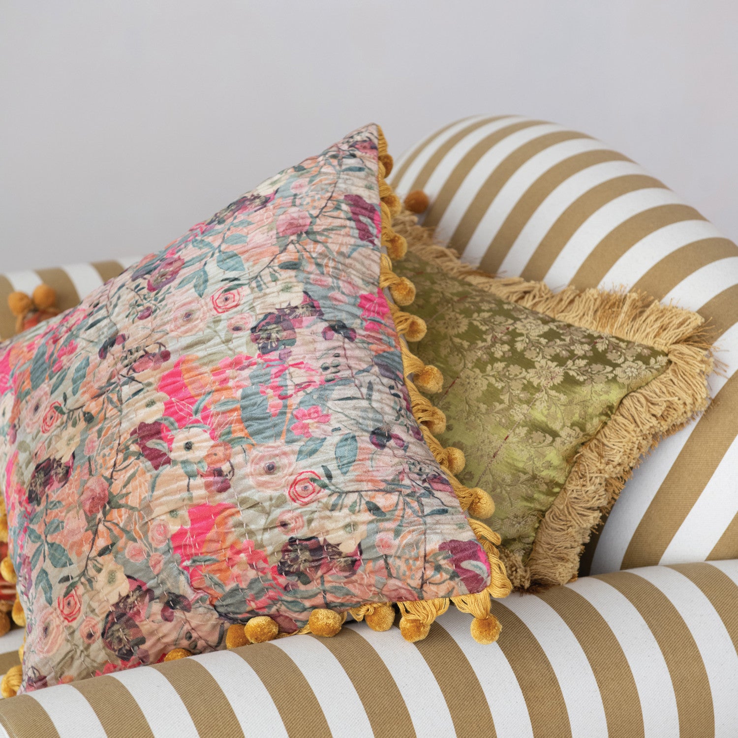 Kantha Pillow