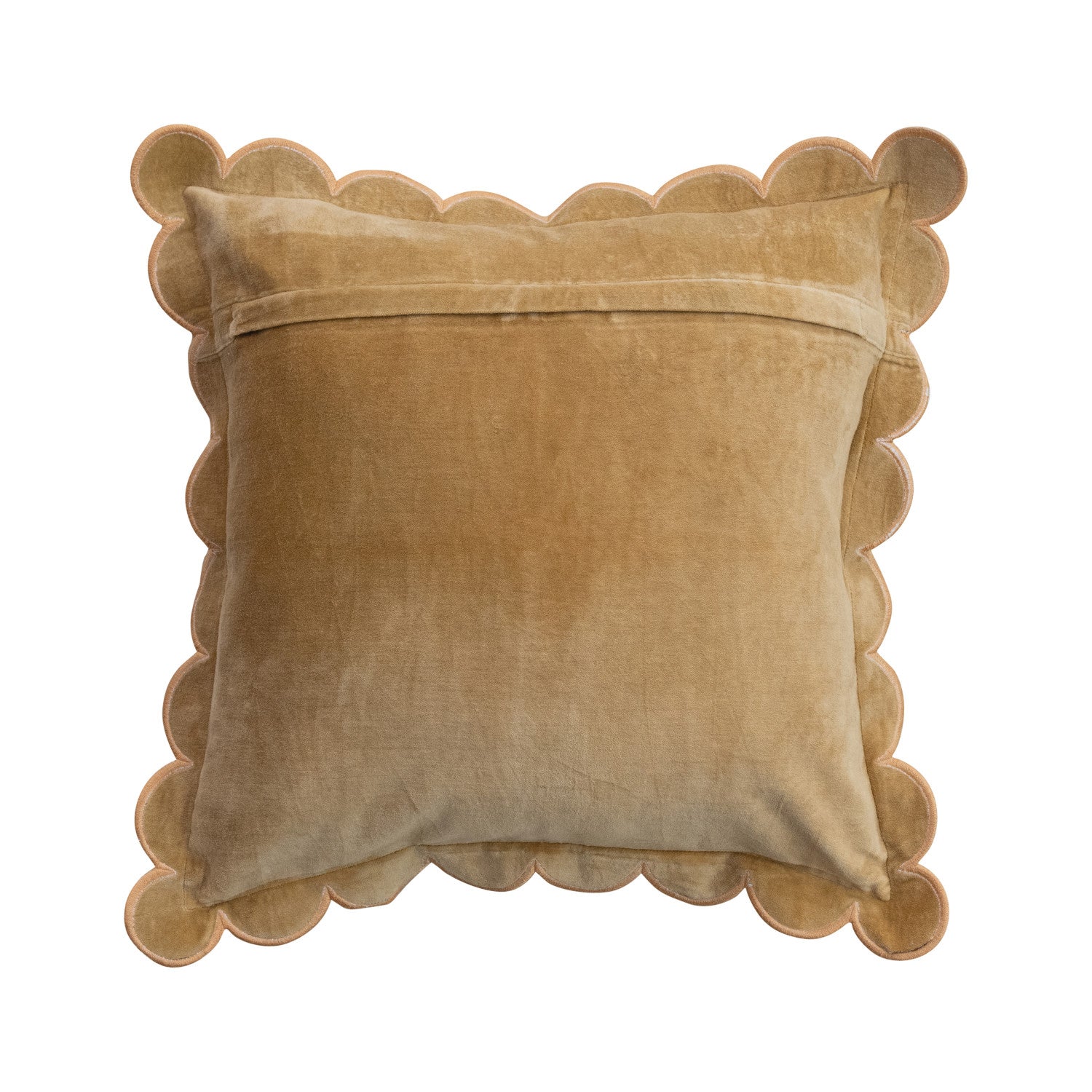 Scalloped Velvet Pillow