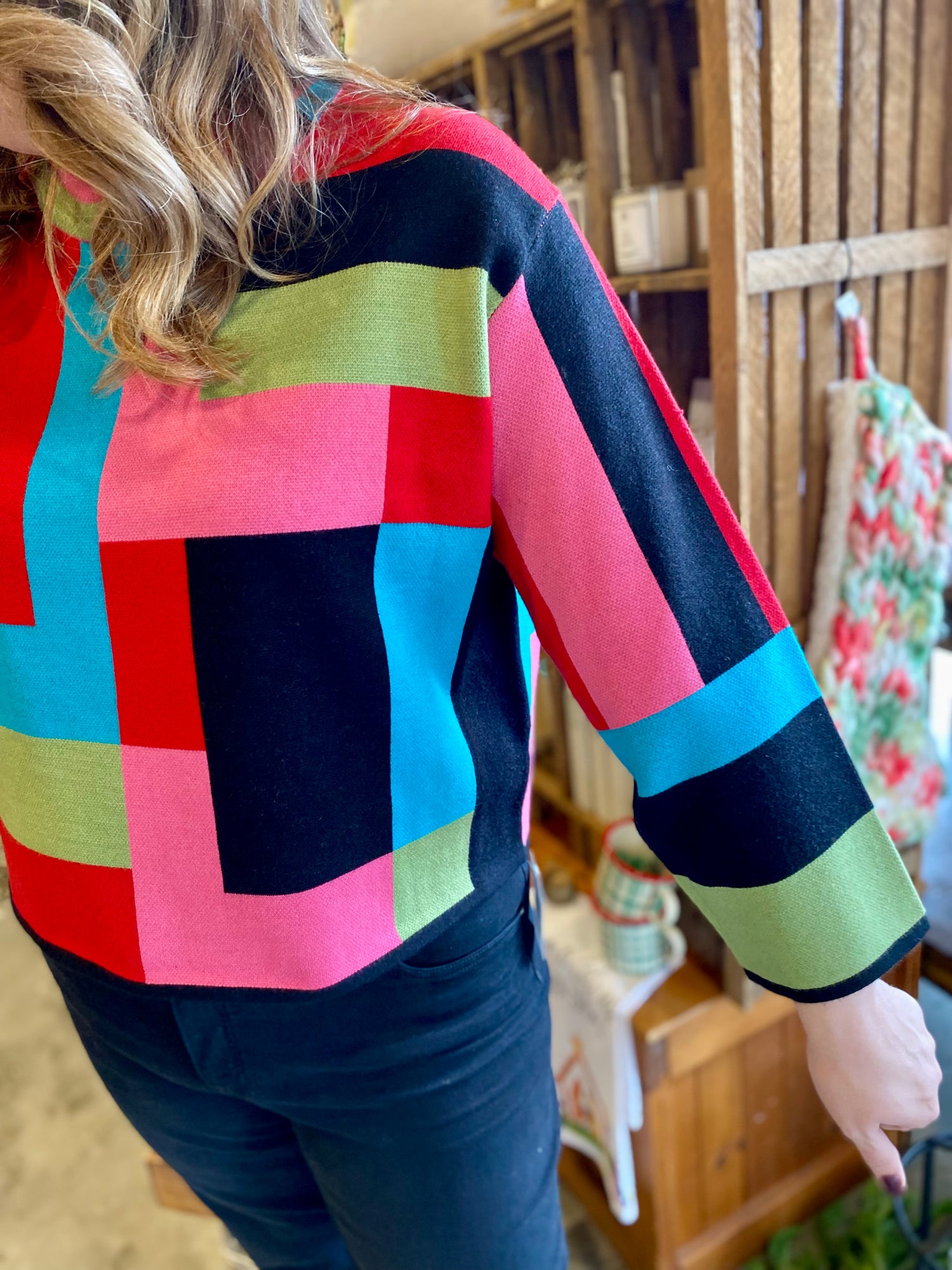 Color Block Sweater