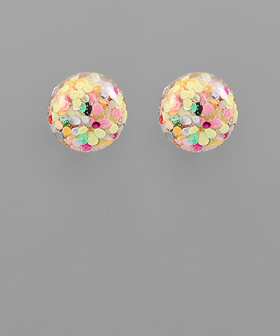 Confetti Ball Stud Earring