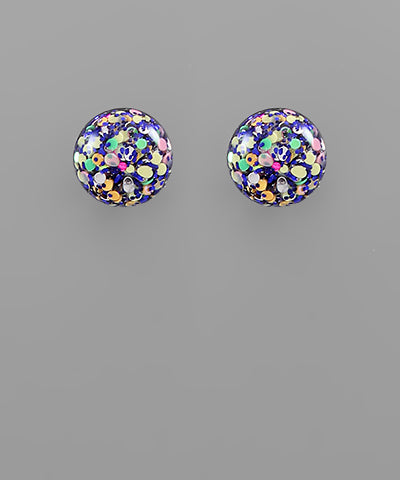 Confetti Ball Stud Earring