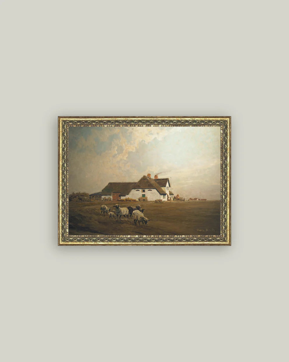 Farmhouse - East Frisia Framed Art