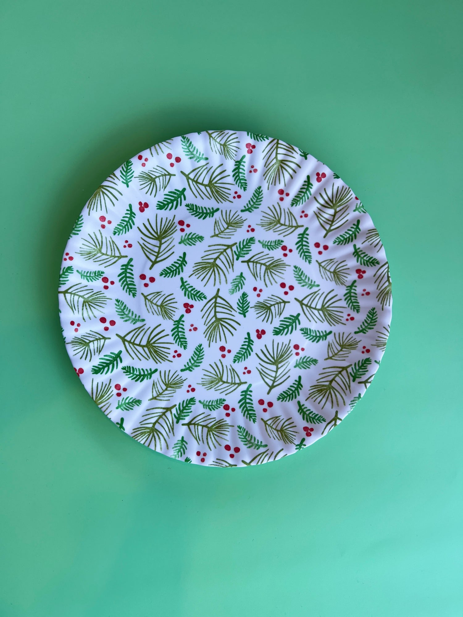 Holiday Chalet Plate 11"