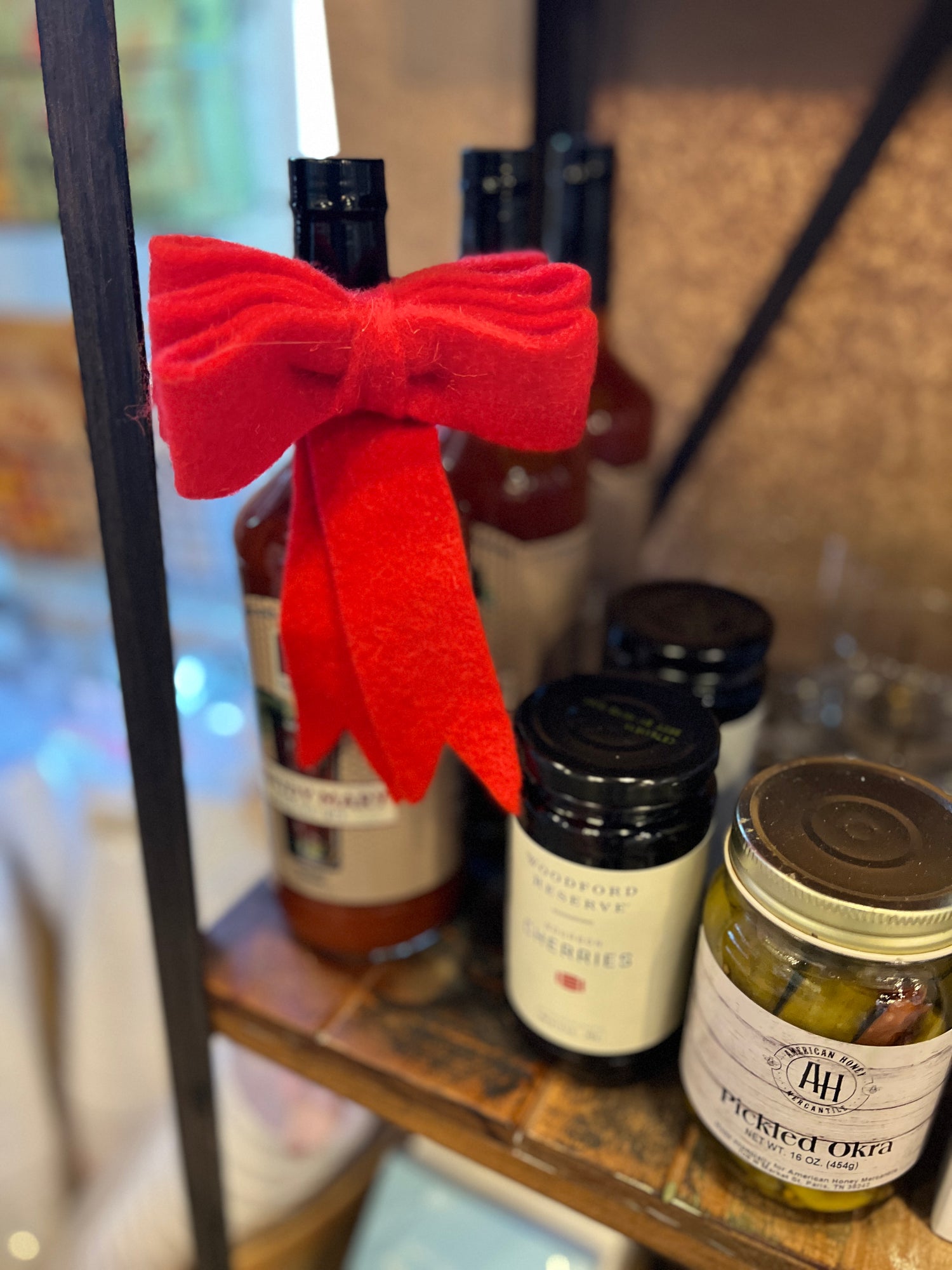 Bottle Topper Felt Bow