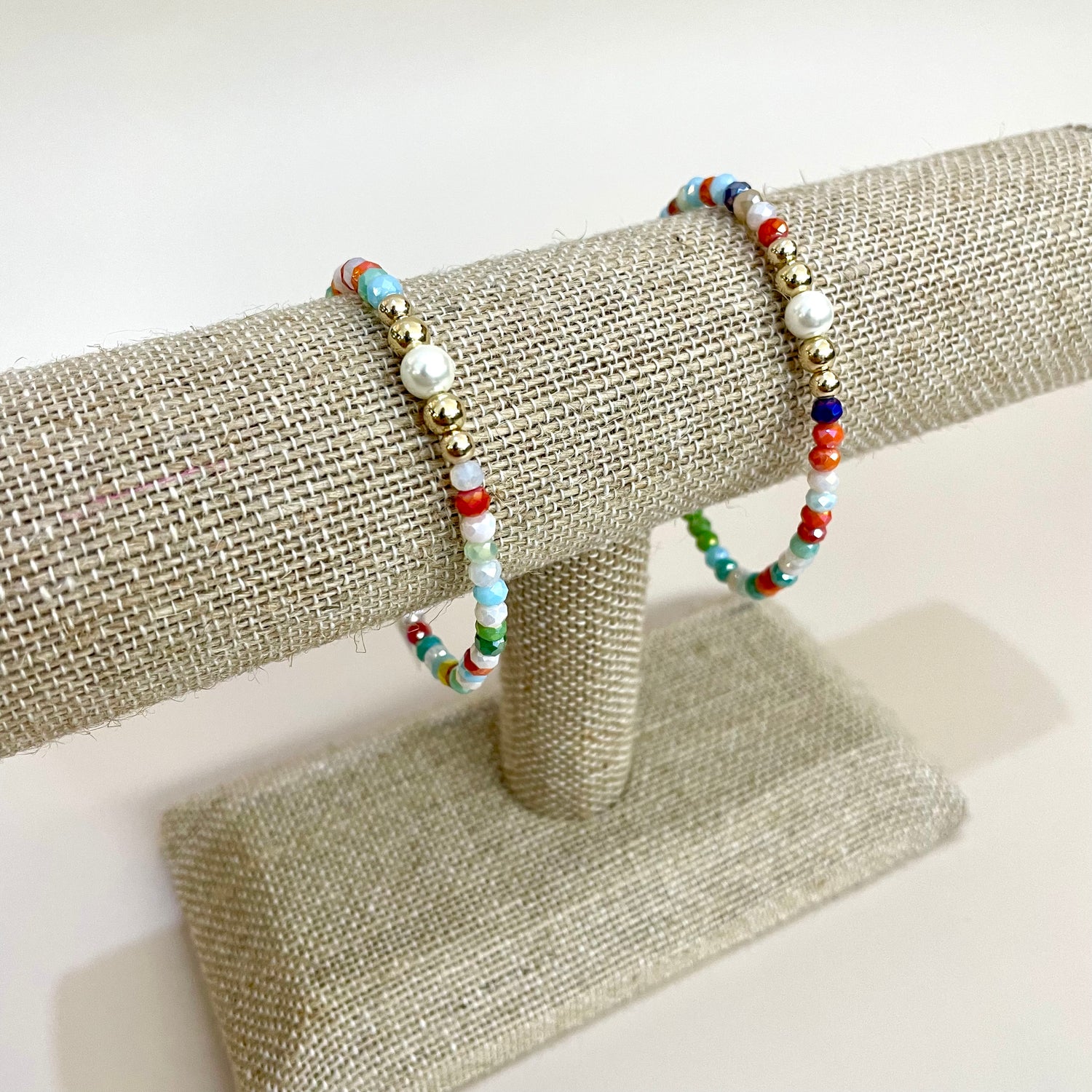 Penny's Pearl & Multi Colored Bracelet