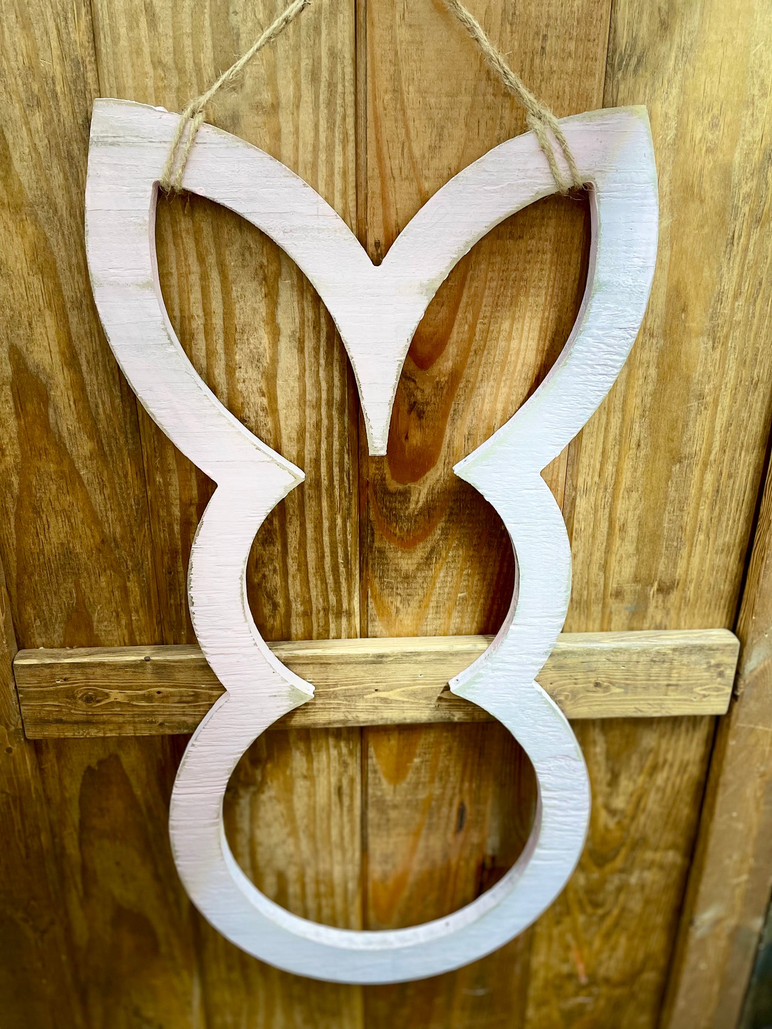 Door Hanger Bunny Outline BBottom