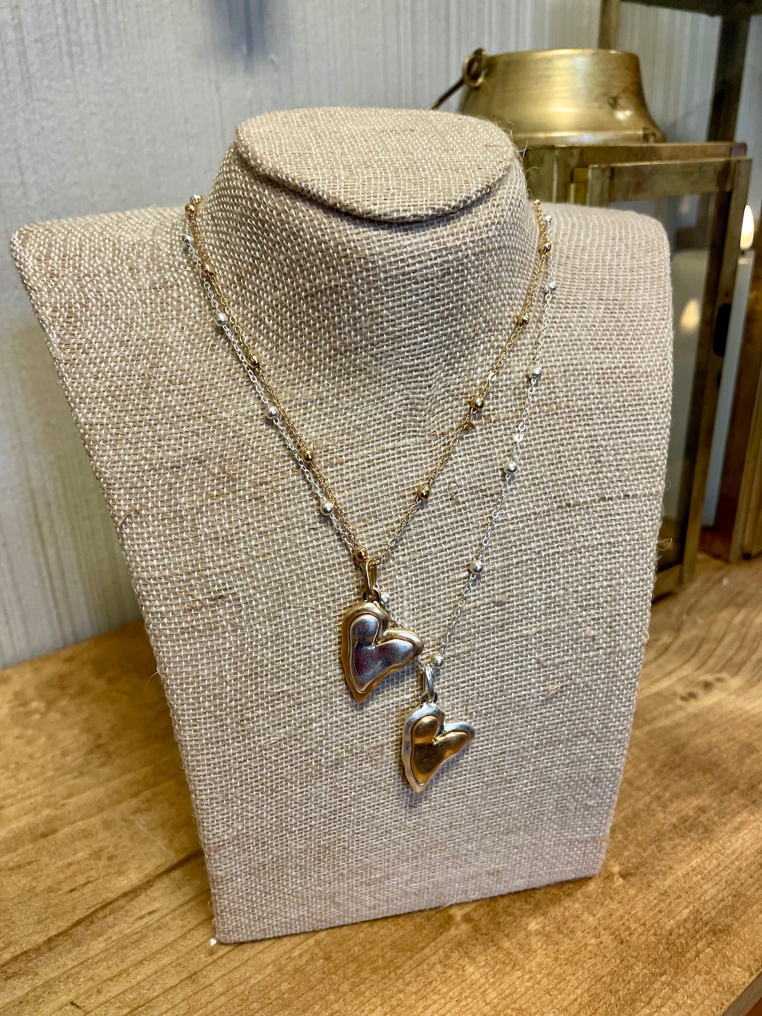 Dot to Dot Heart Necklace