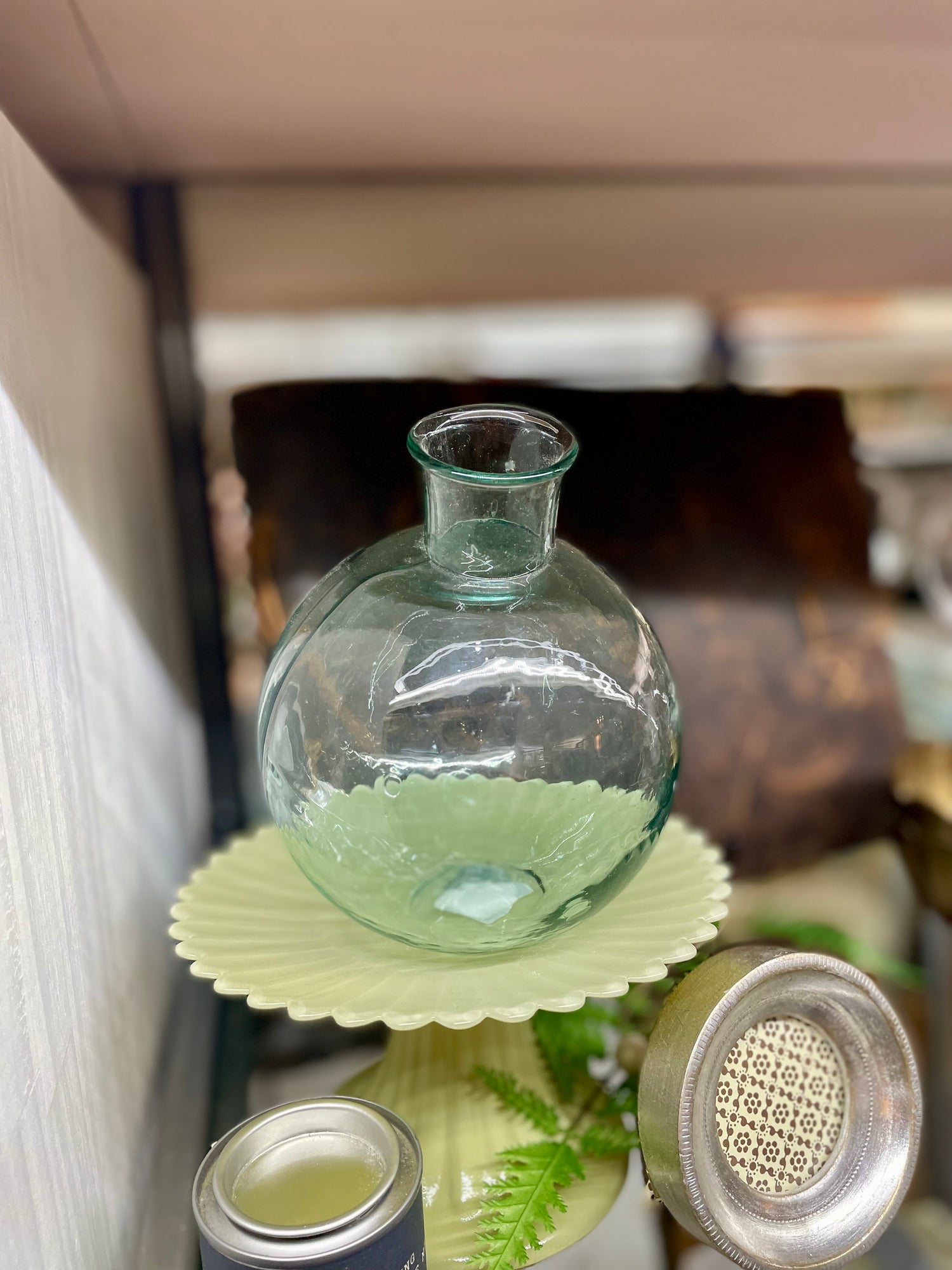 ETU Bud Vase Clear Sphere