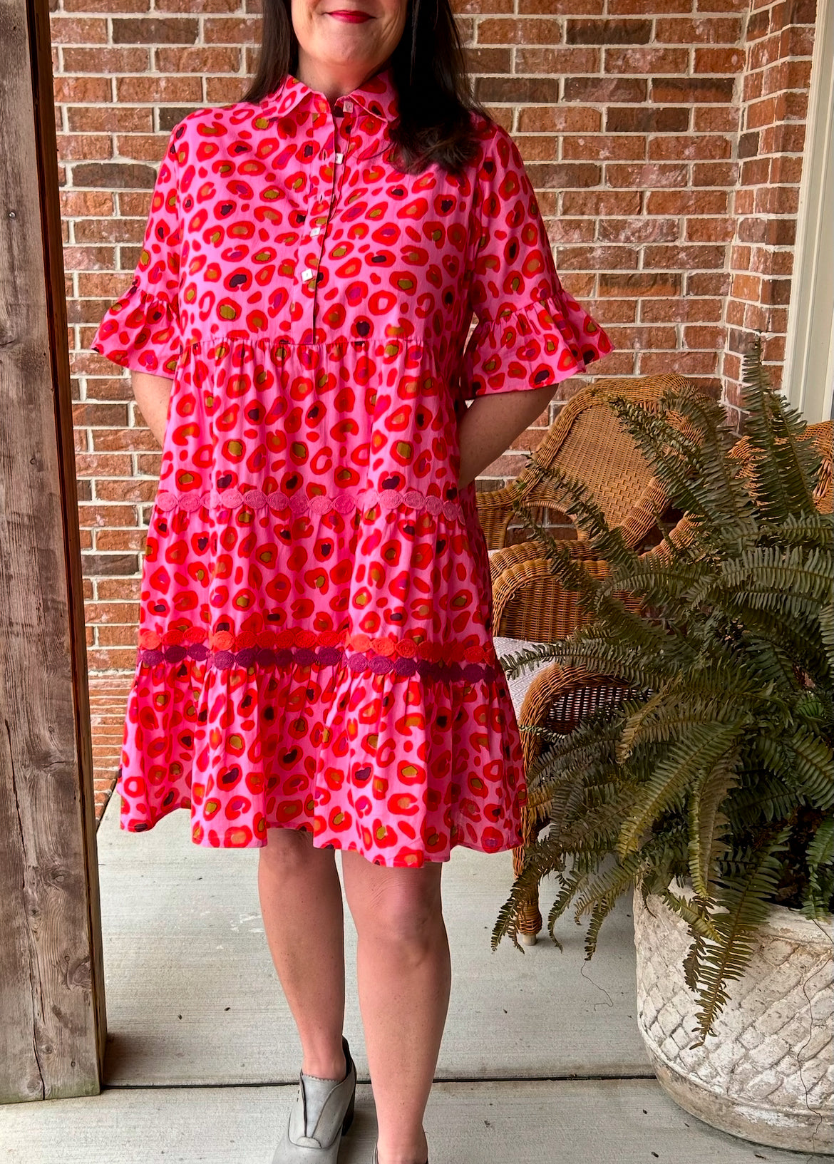 Ivy Jane Spotted Leopard Dress