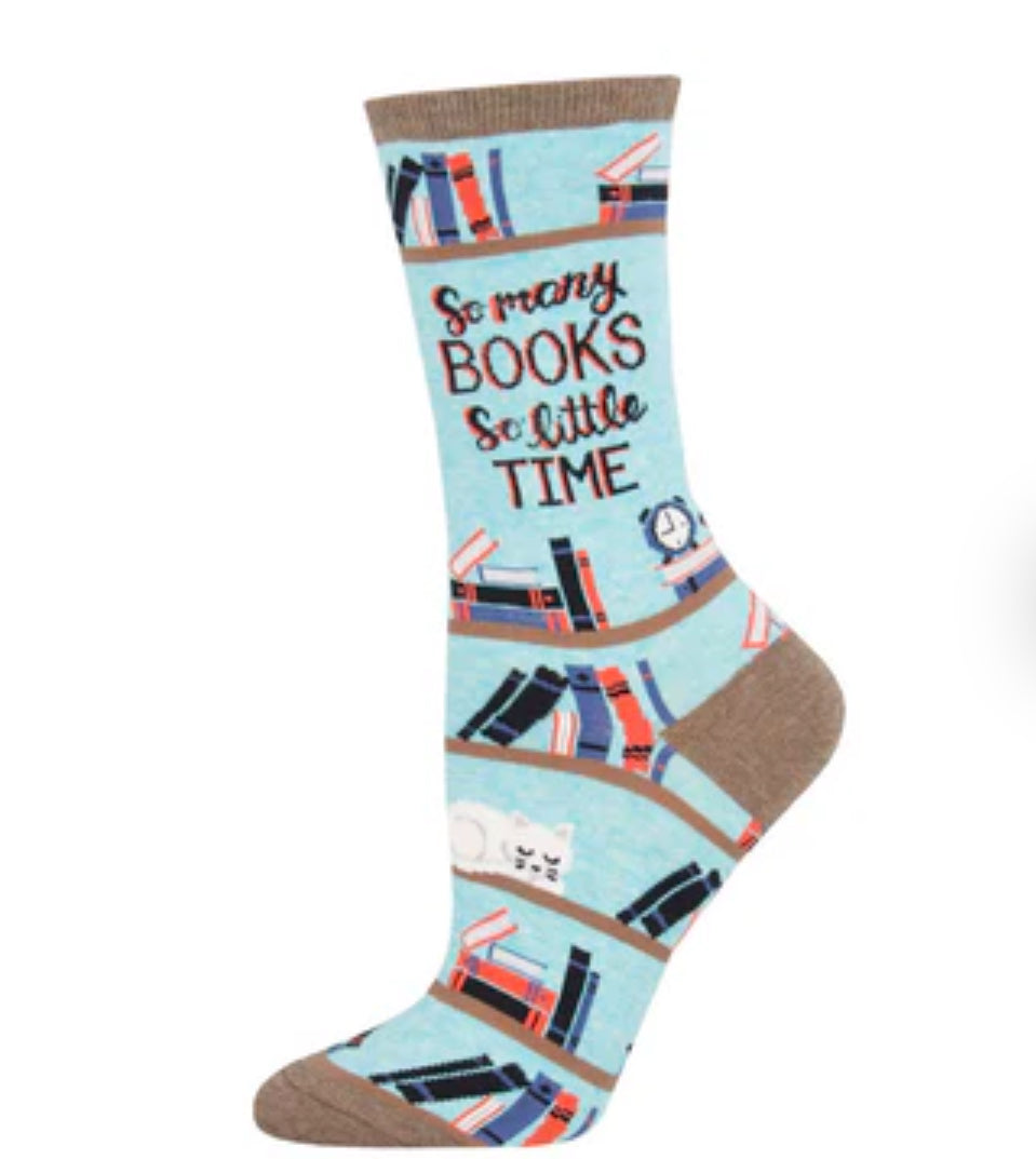 Sock Smith Time for a Good Book Blue