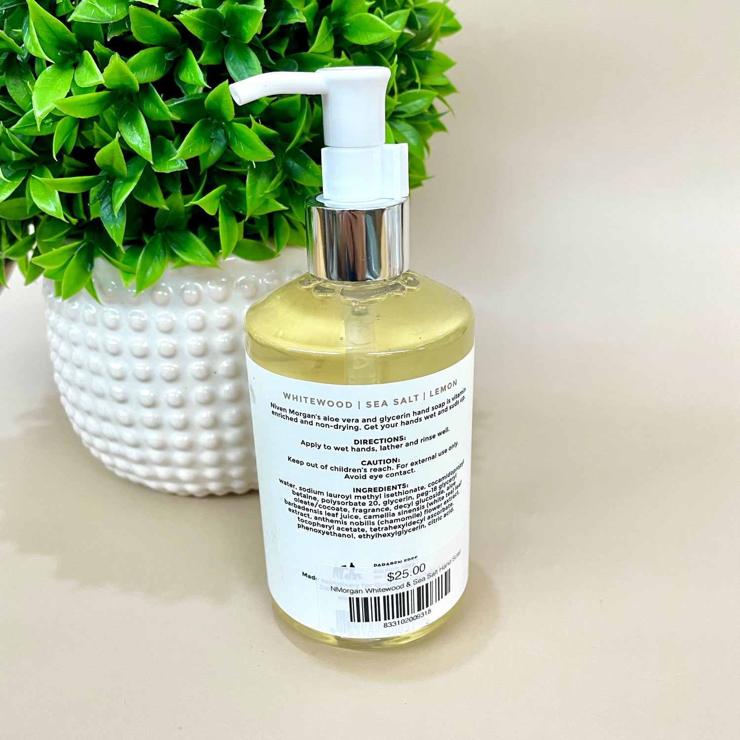 Niven Morgan Whitewood & Sea Salt Hand Soap