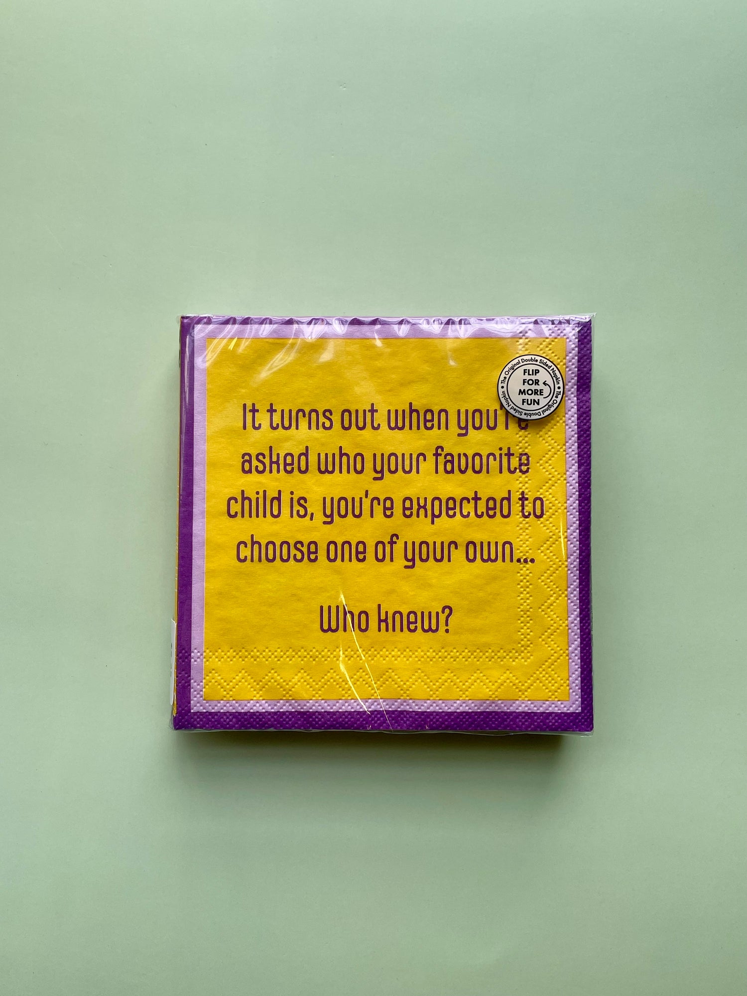 Drinks on Me Cocktail Napkins : Favorite Child