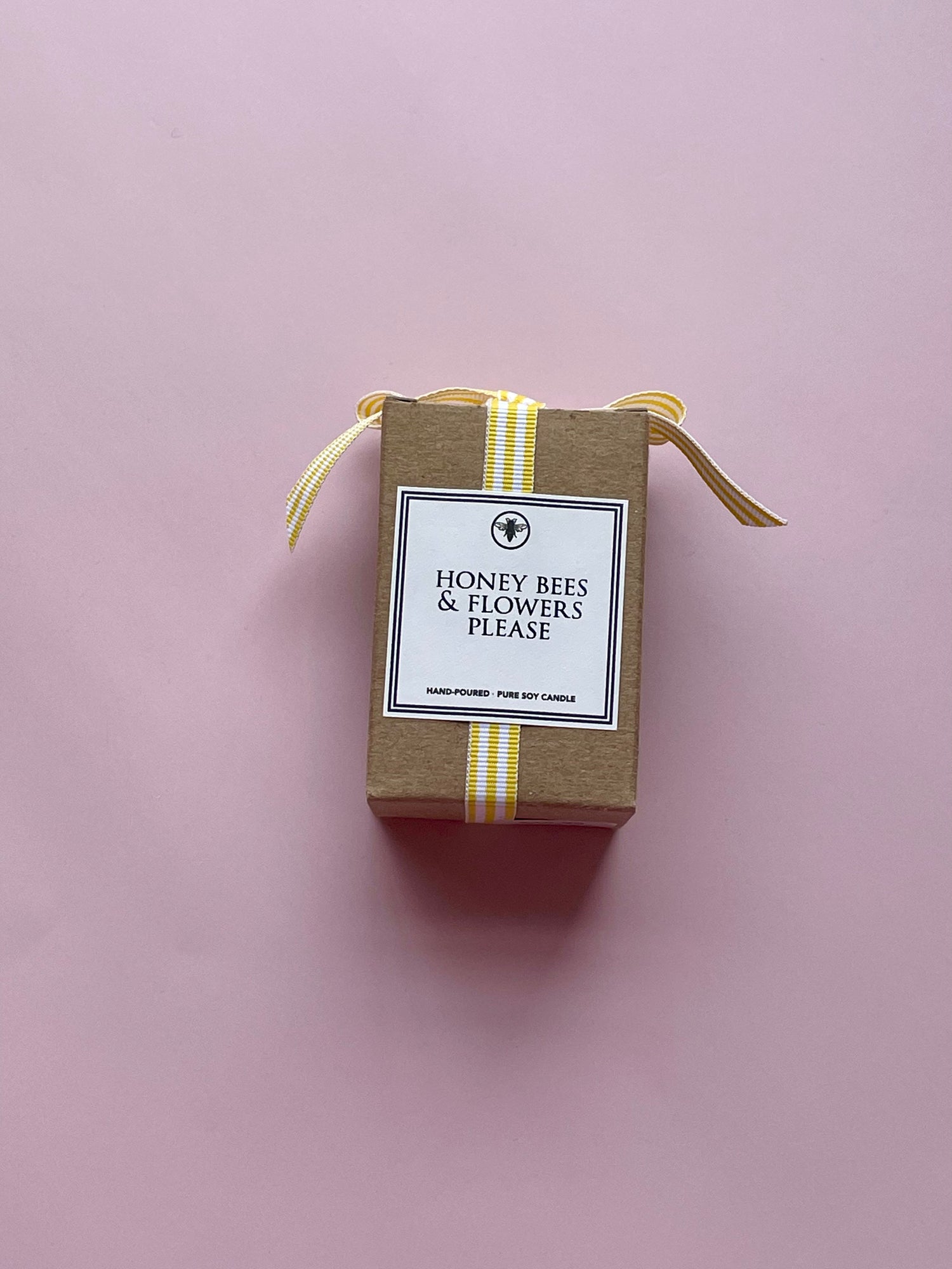 Honey Bees & Flowers Please Candle - Sidekick