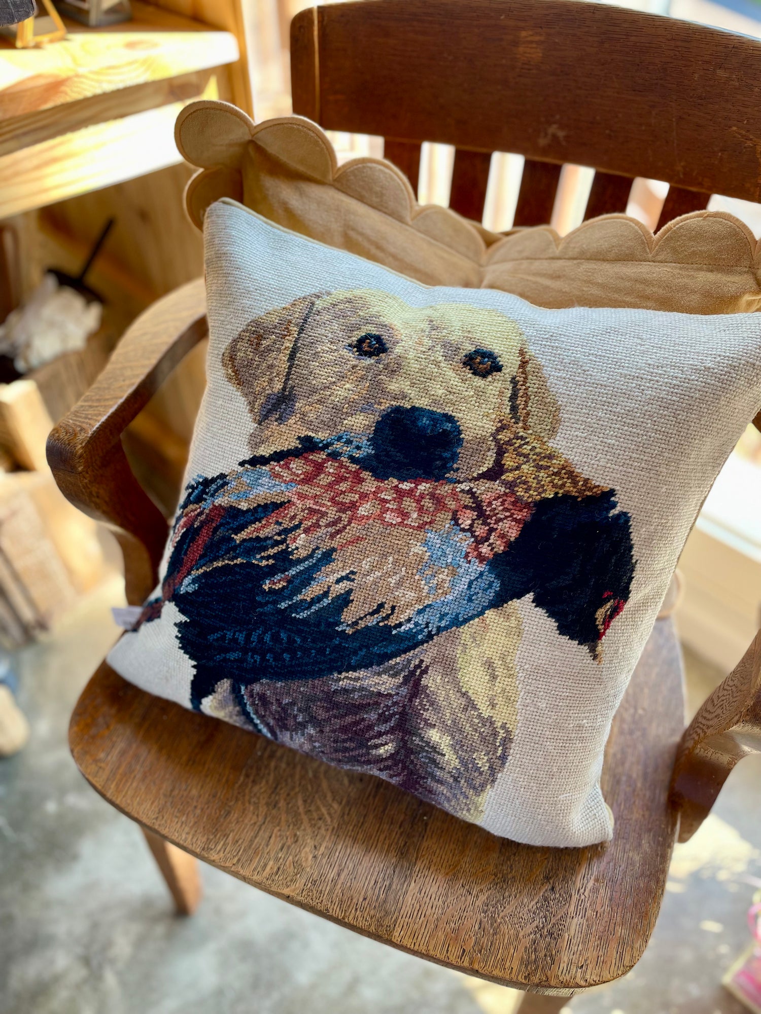 Atta Girl NeedlePoint Pillow