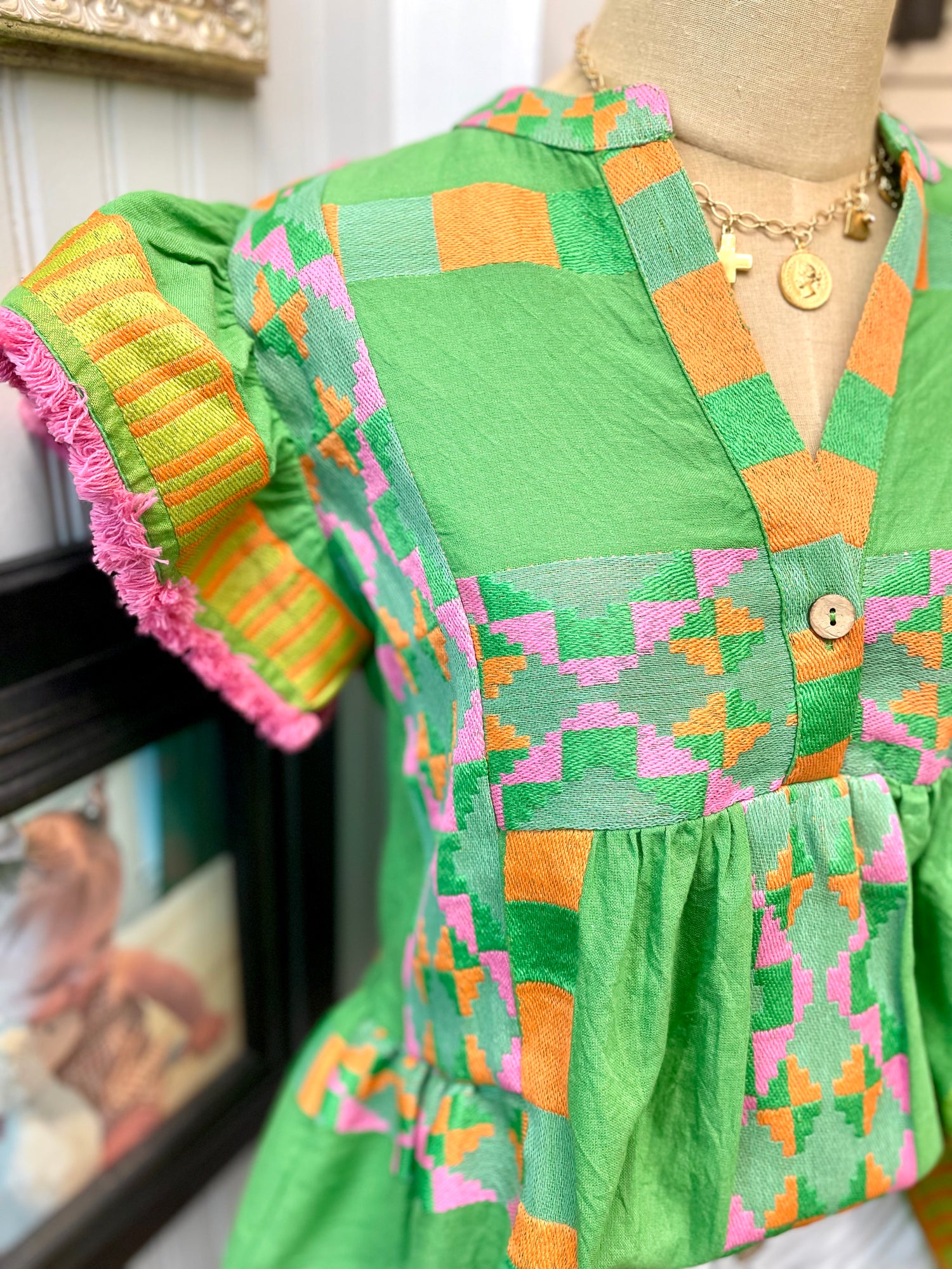 Ivy Jane Tiered Woven Top
