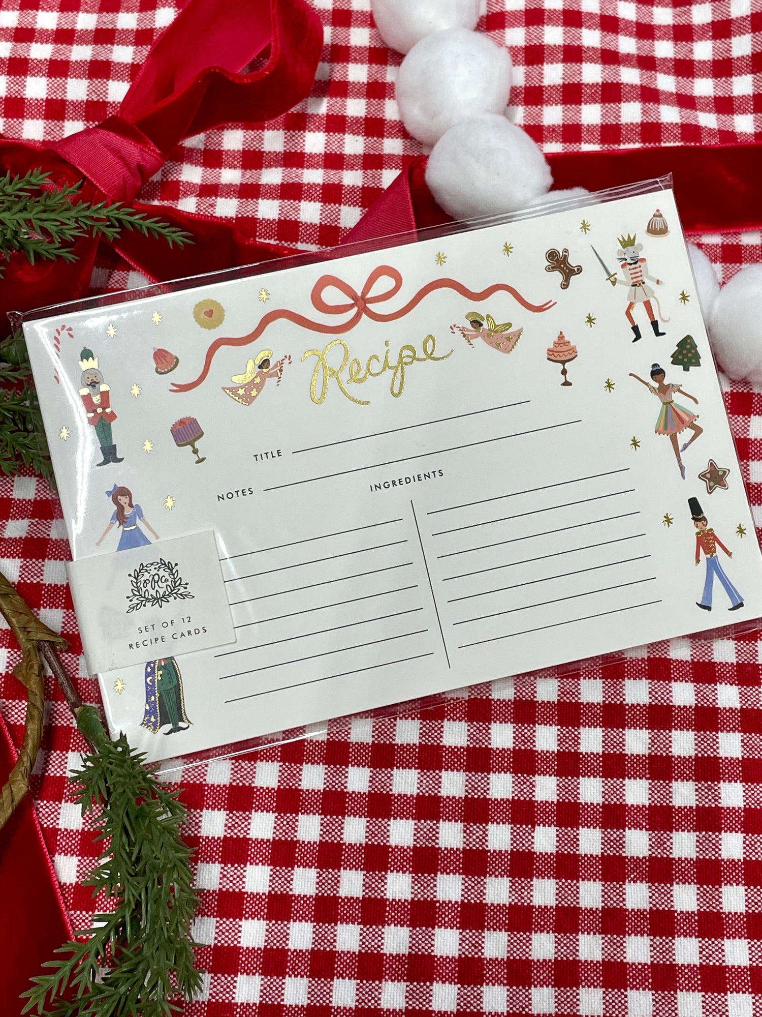 Nutcracker Recipe Cards : Rifle Paper Co.