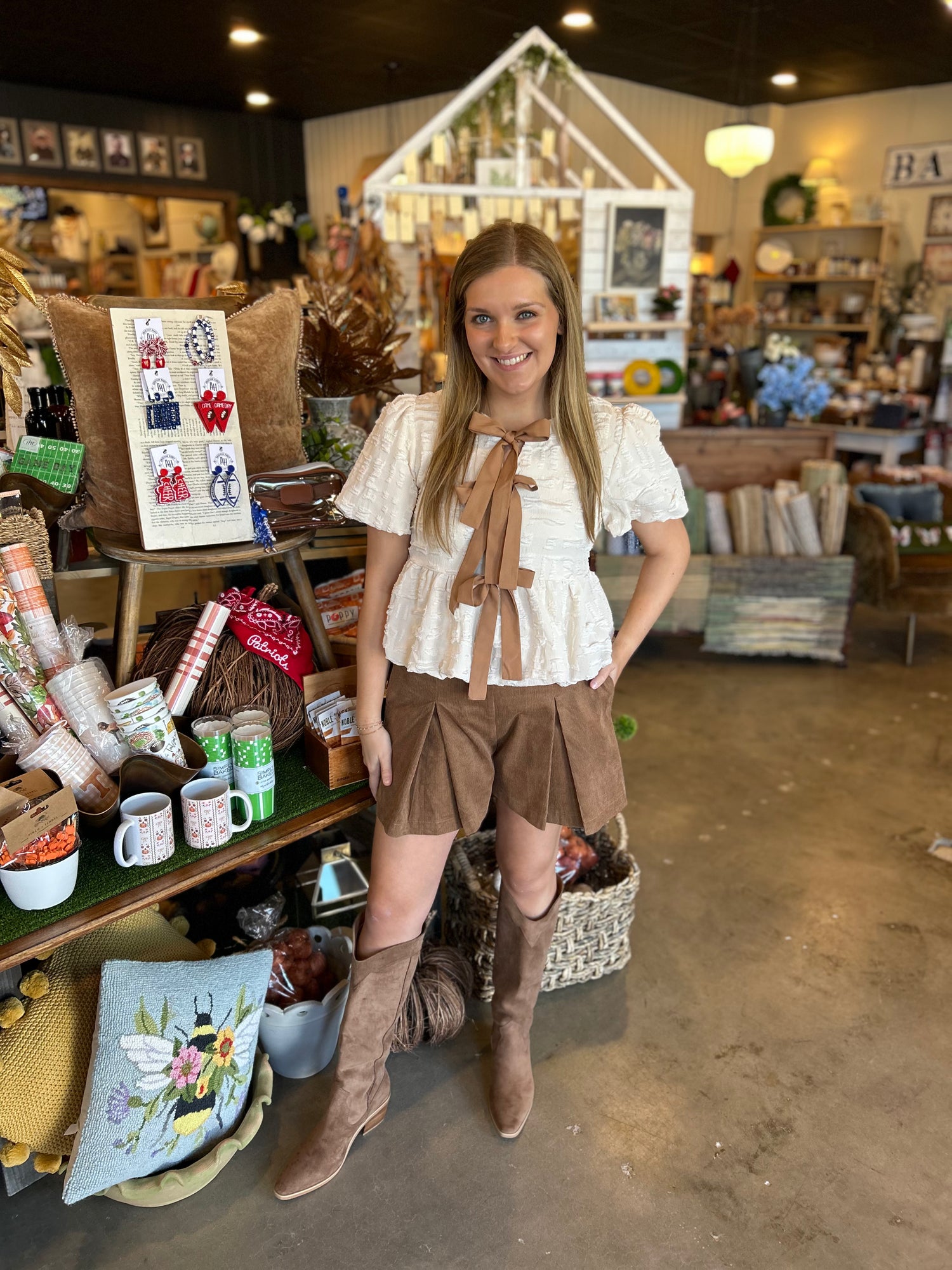 Romantic Bow Blouse