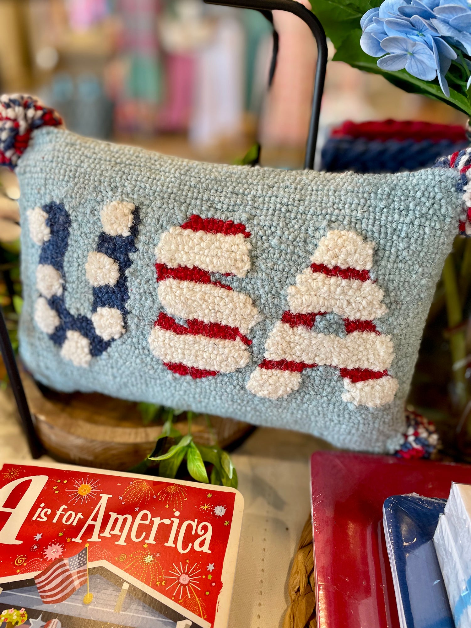 USA Hook Pillow