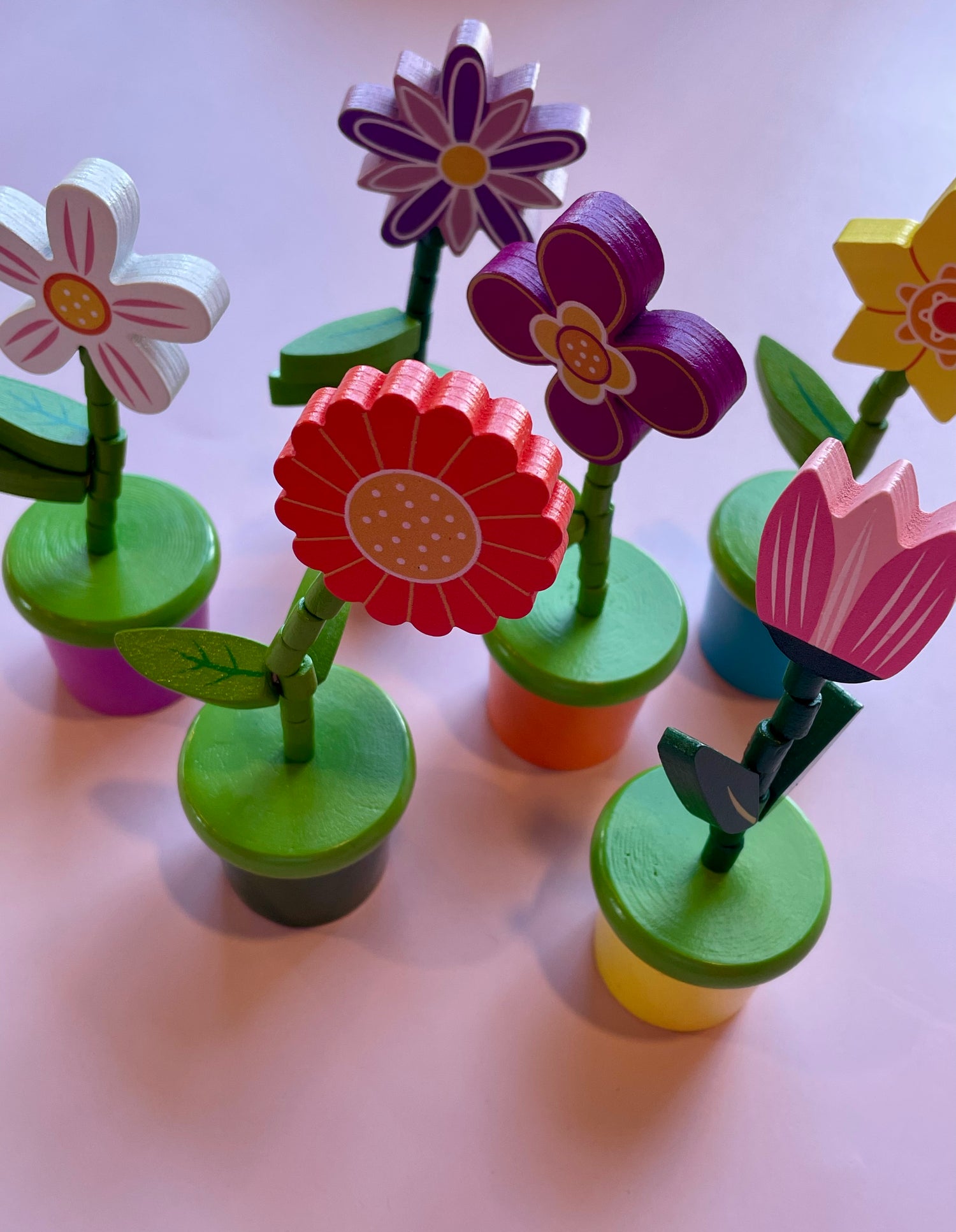 Push Puppet Flowers