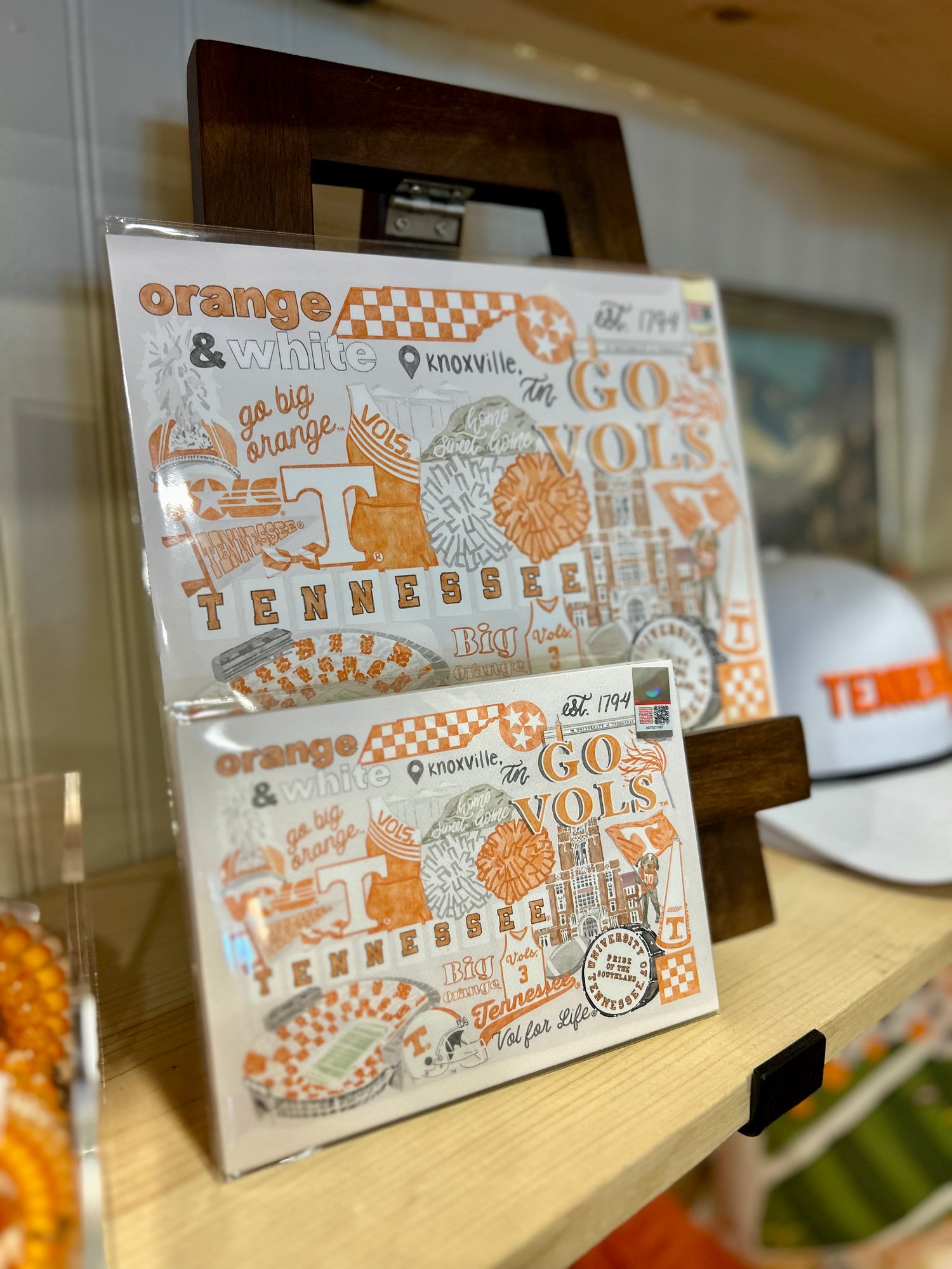 University of Tennessee Collage Art Print