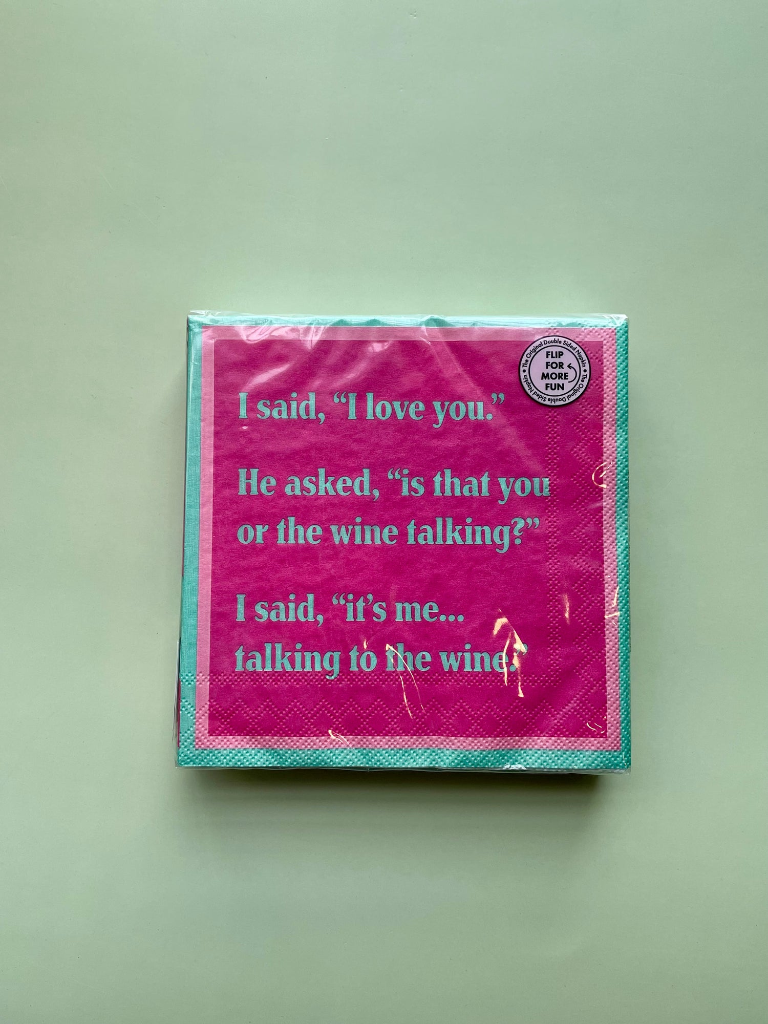 Drinks on Me Cocktail Napkins : Wine Talking