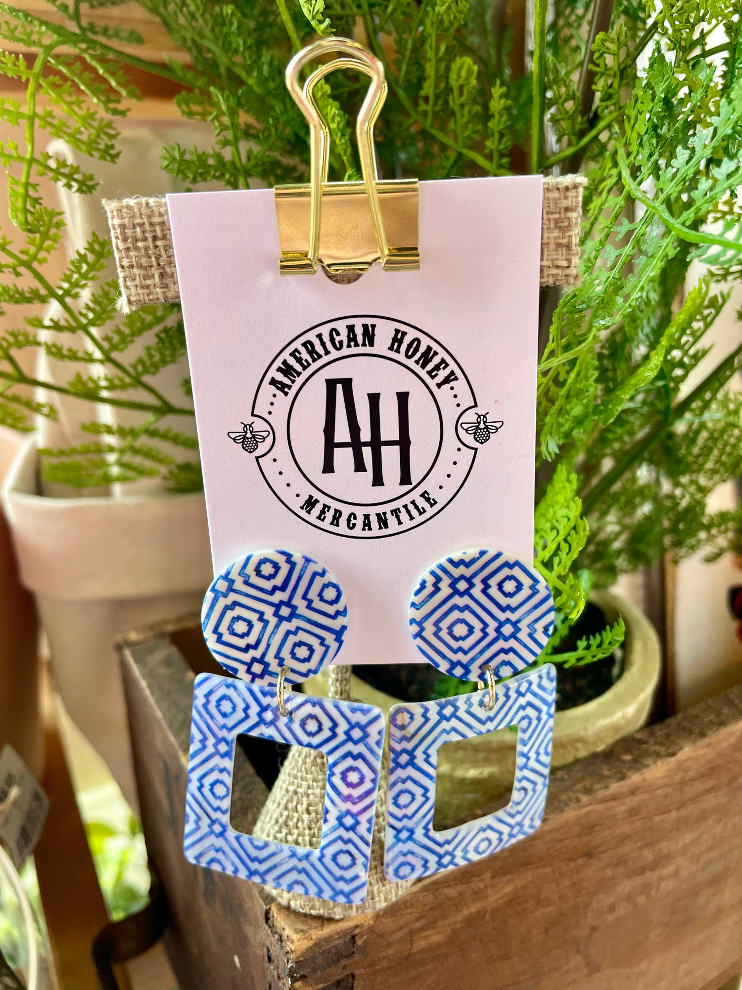 Blue Belle Earrings