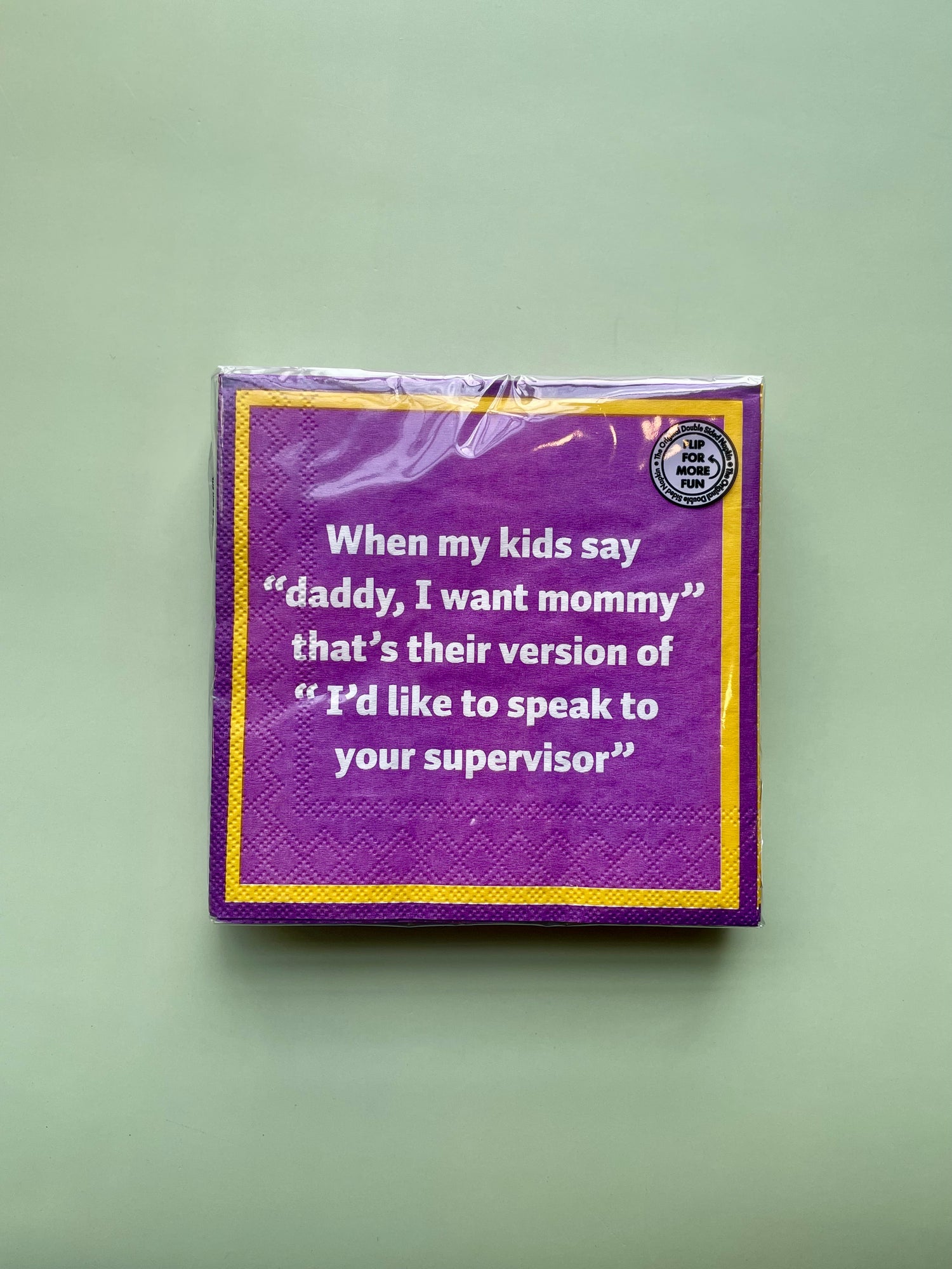 Drinks on Me Cocktail Napkins : Favorite Child