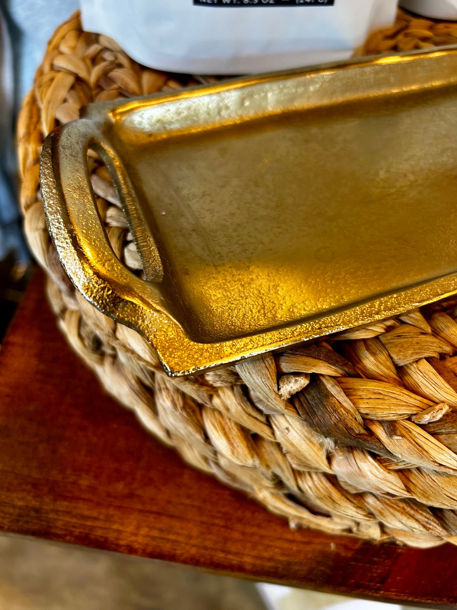 Gold Tray  14"