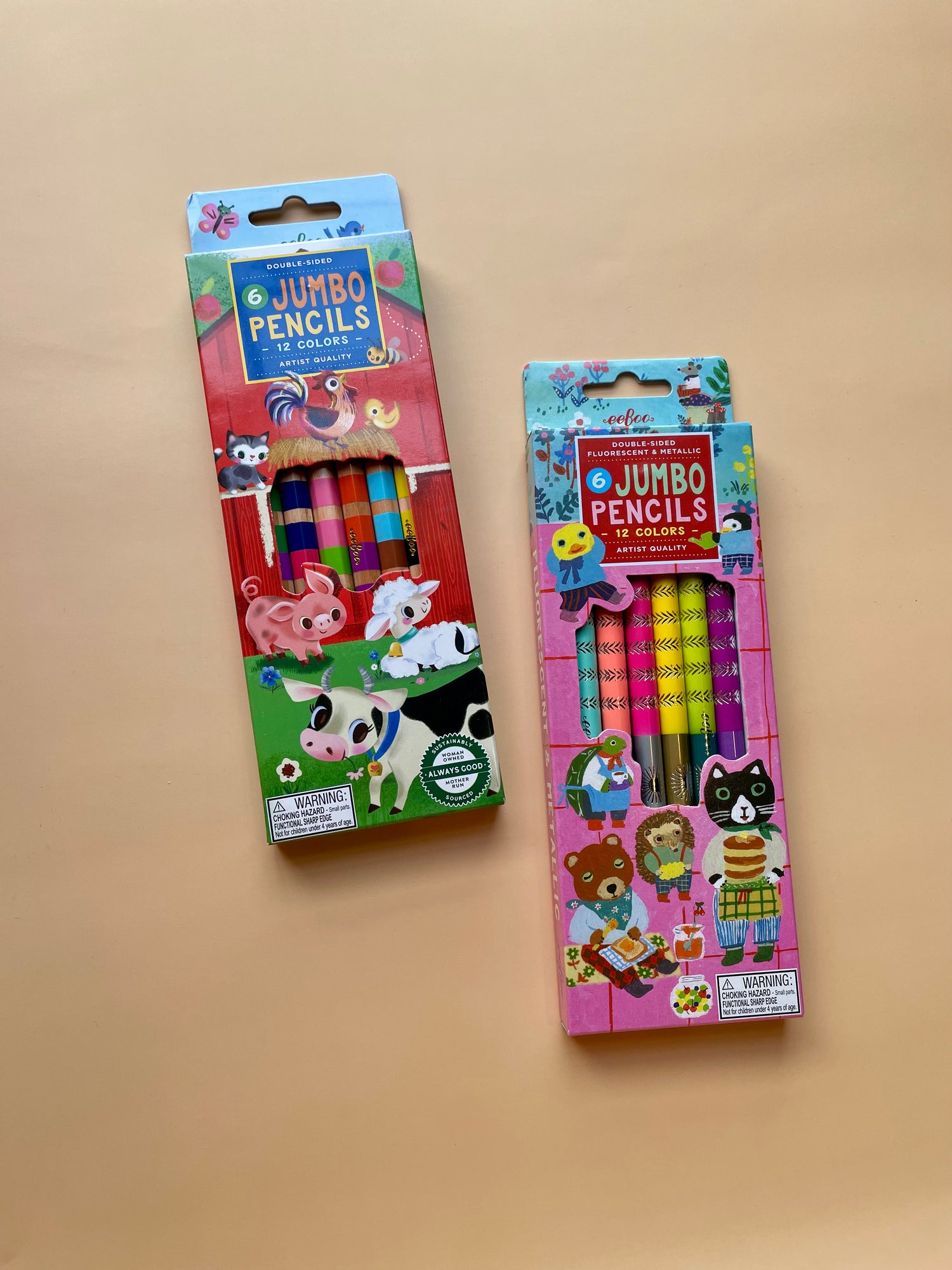 Little Farm Jumbo Double Pencils