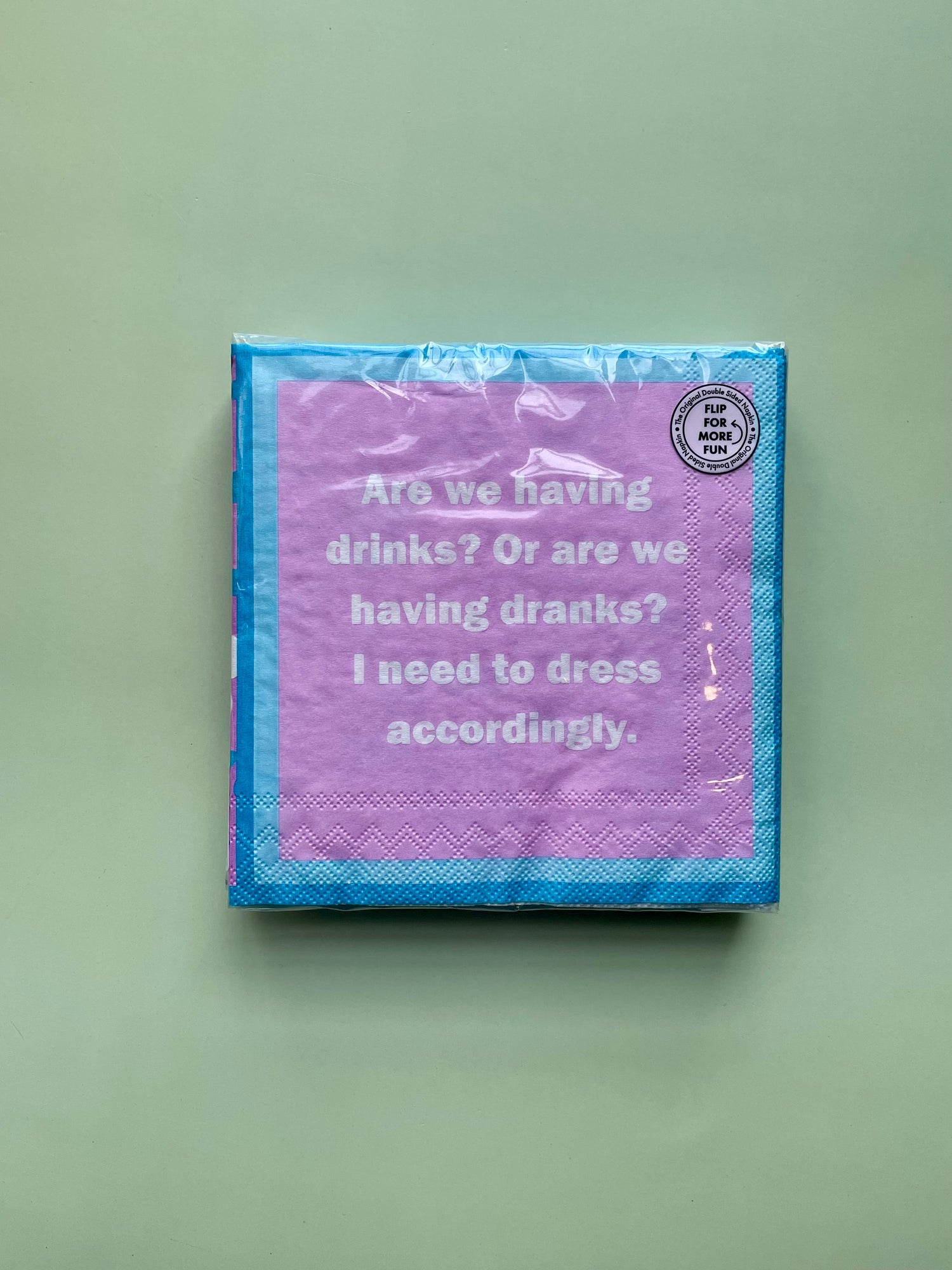 Drinks on Me Cocktail Napkins : Drunk Me